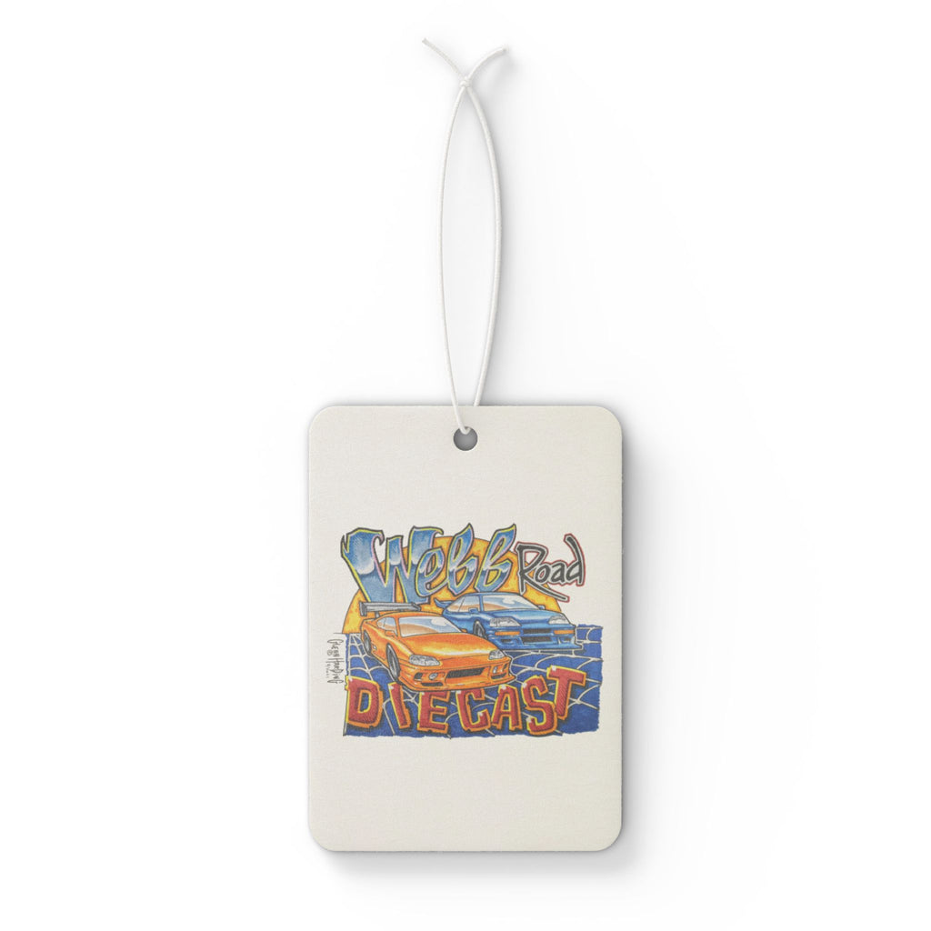 Car Air Freshener — Retro Diecast Car Graffiti Scent Tag