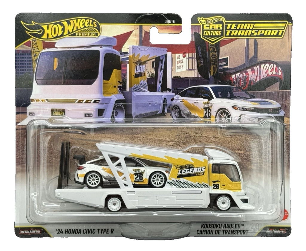 Hot Wheels 2026 Team Transport Legends Tour Honda Civic Type R/Kousoku Hauler