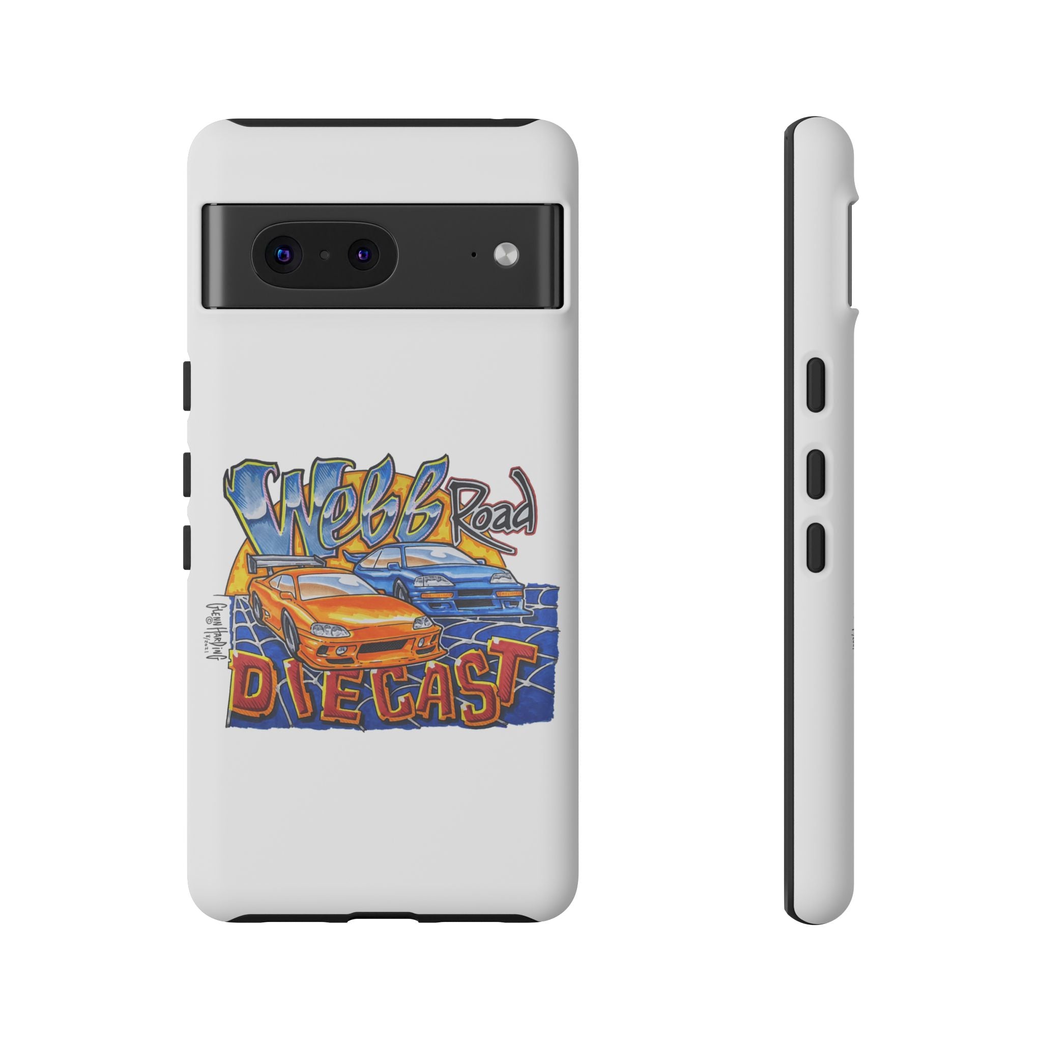 Webb Road Diecast Phone Case — Tough Protective Car-Themed iPhone Cover