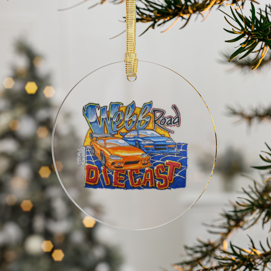 Diecast Car Acrylic Ornament — Webb Road Racing Design