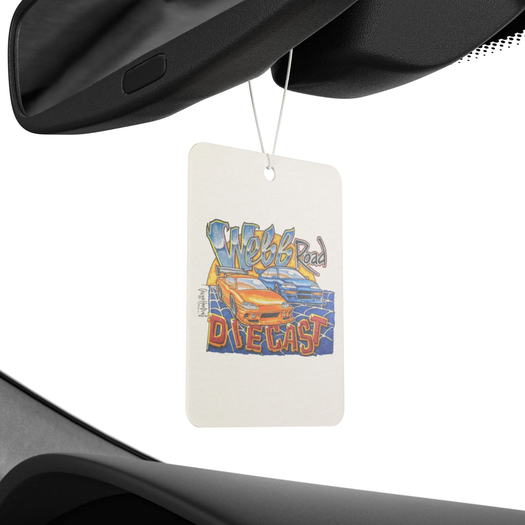 Car Air Freshener — Retro Diecast Car Graffiti Scent Tag