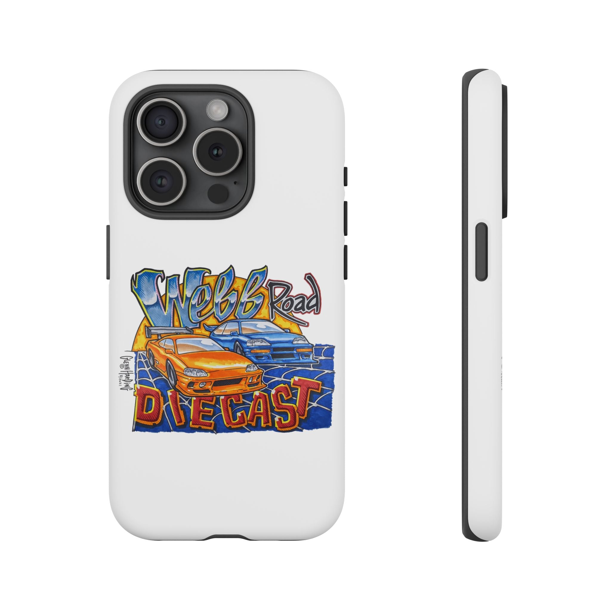 Webb Road Diecast Phone Case — Tough Protective Car-Themed iPhone Cover