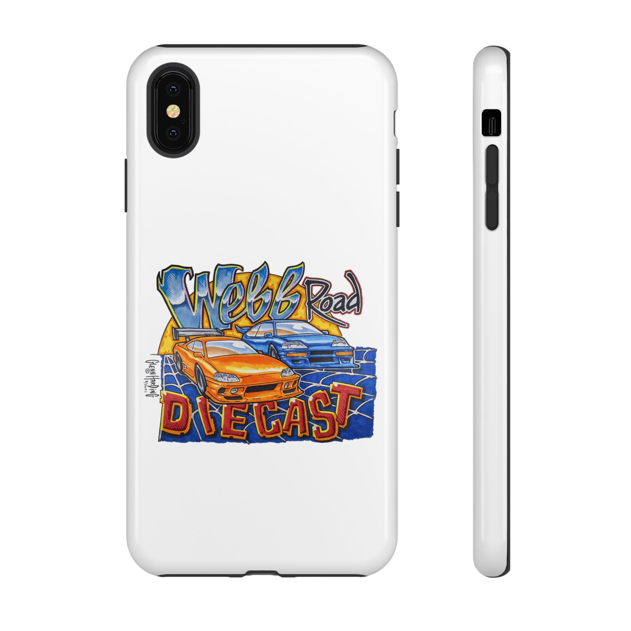 Webb Road Diecast Phone Case — Tough Protective Car-Themed iPhone Cover