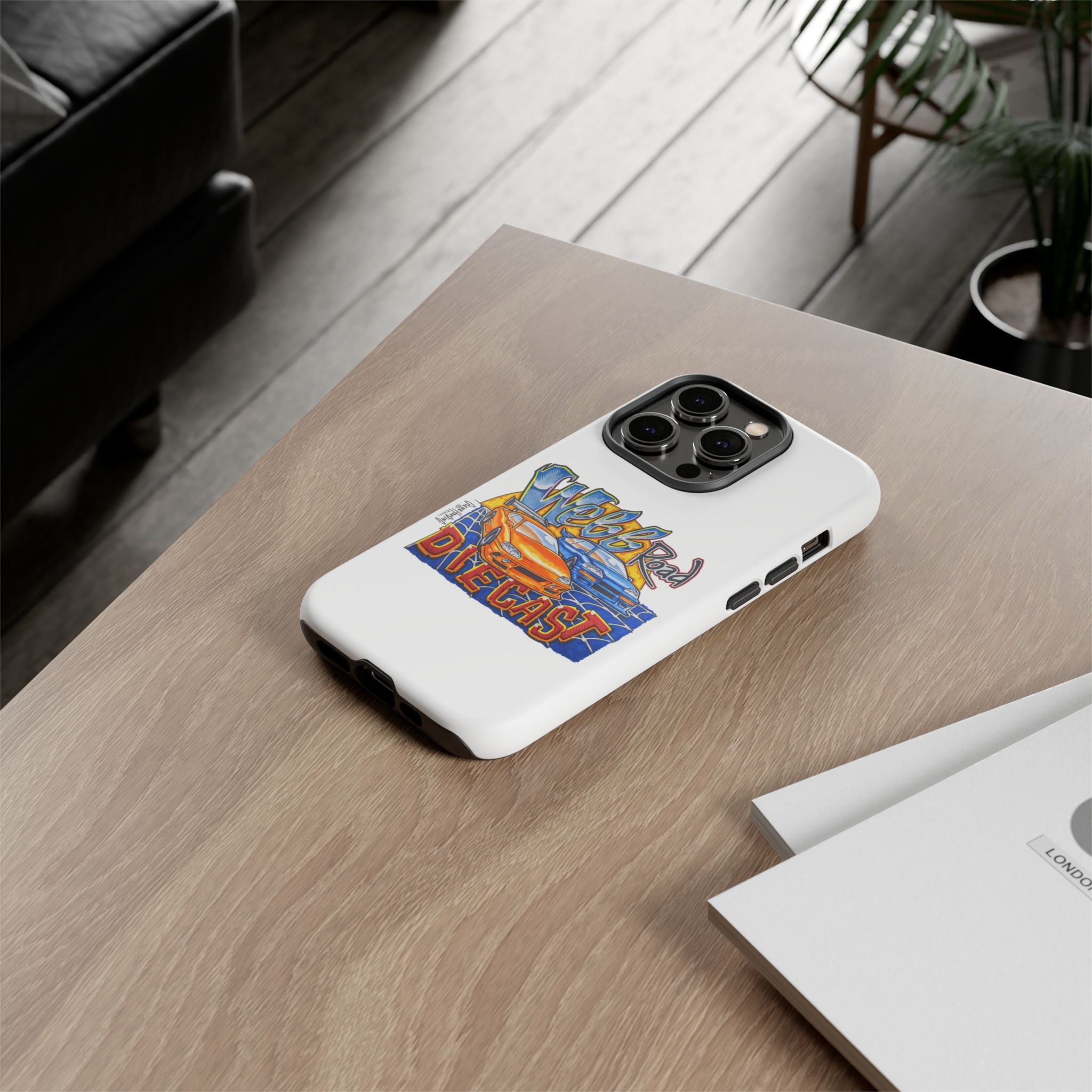 Webb Road Diecast Phone Case — Tough Protective Car-Themed iPhone Cover