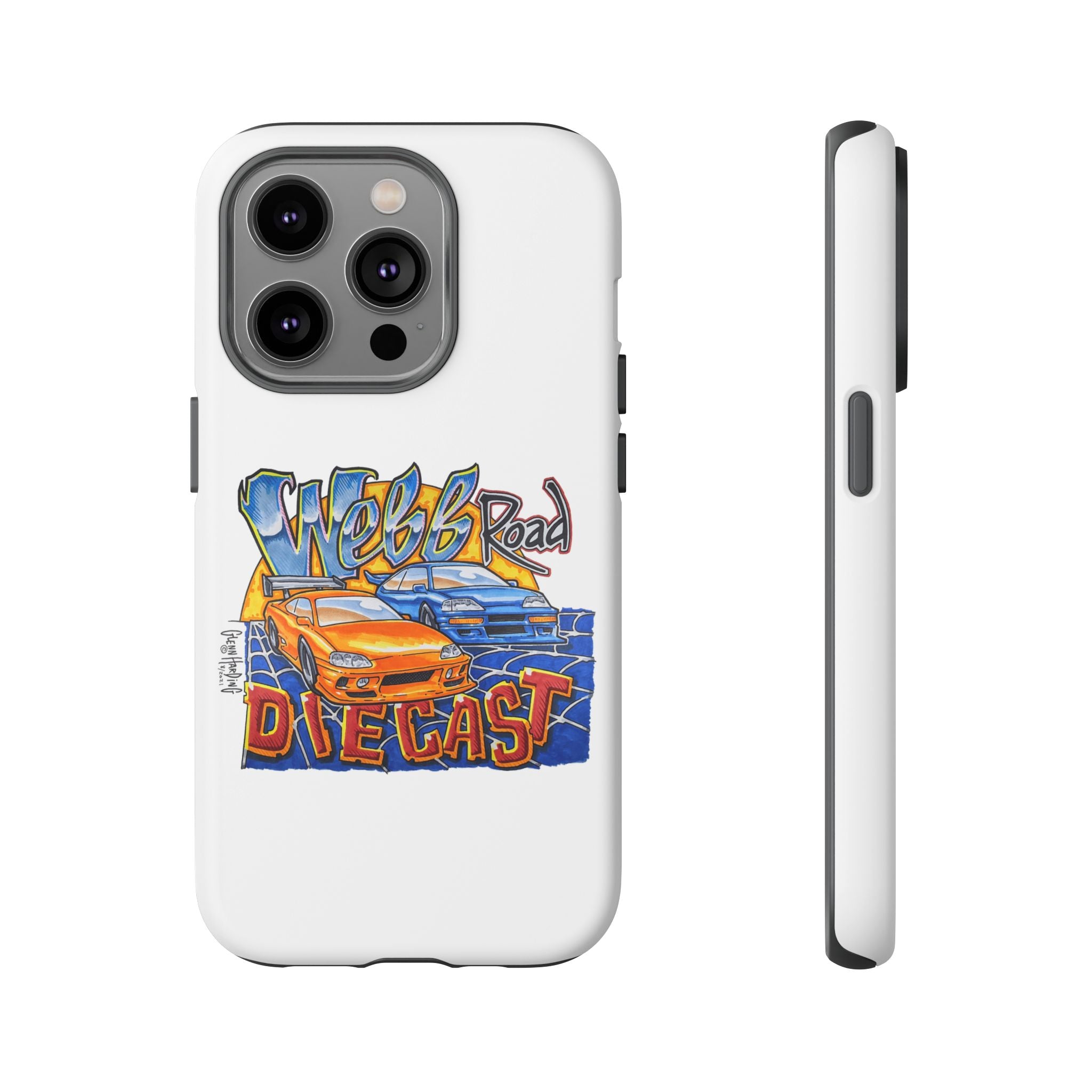 Webb Road Diecast Phone Case — Tough Protective Car-Themed iPhone Cover