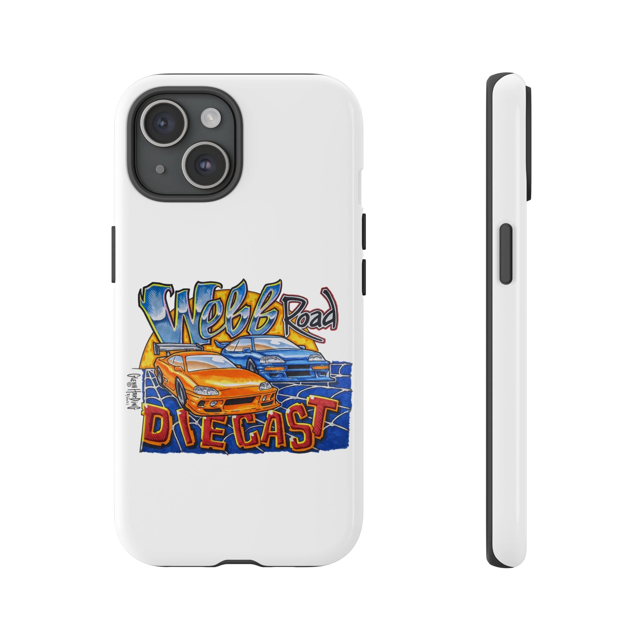 Webb Road Diecast Phone Case — Tough Protective Car-Themed iPhone Cover
