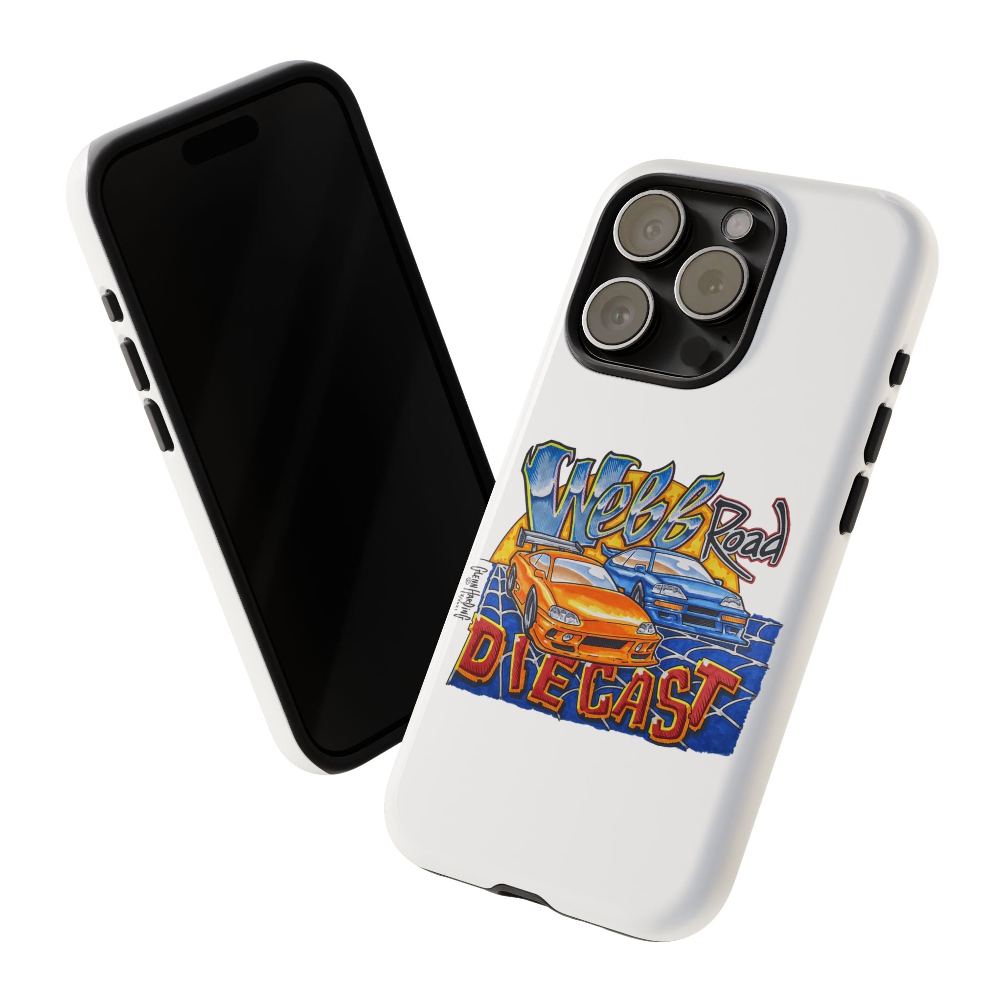 Webb Road Diecast Phone Case — Tough Protective Car-Themed iPhone Cover