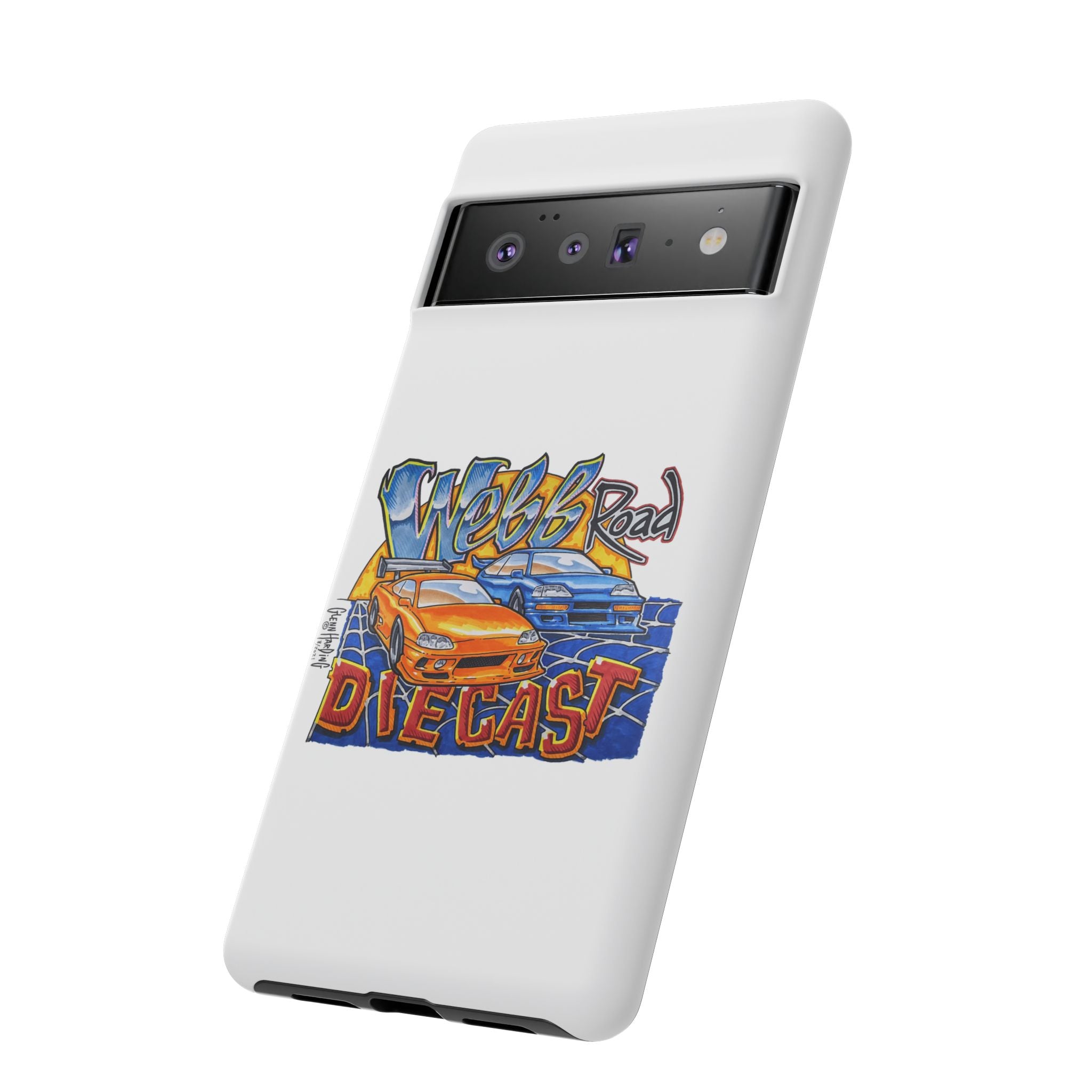 Webb Road Diecast Phone Case — Tough Protective Car-Themed iPhone Cover