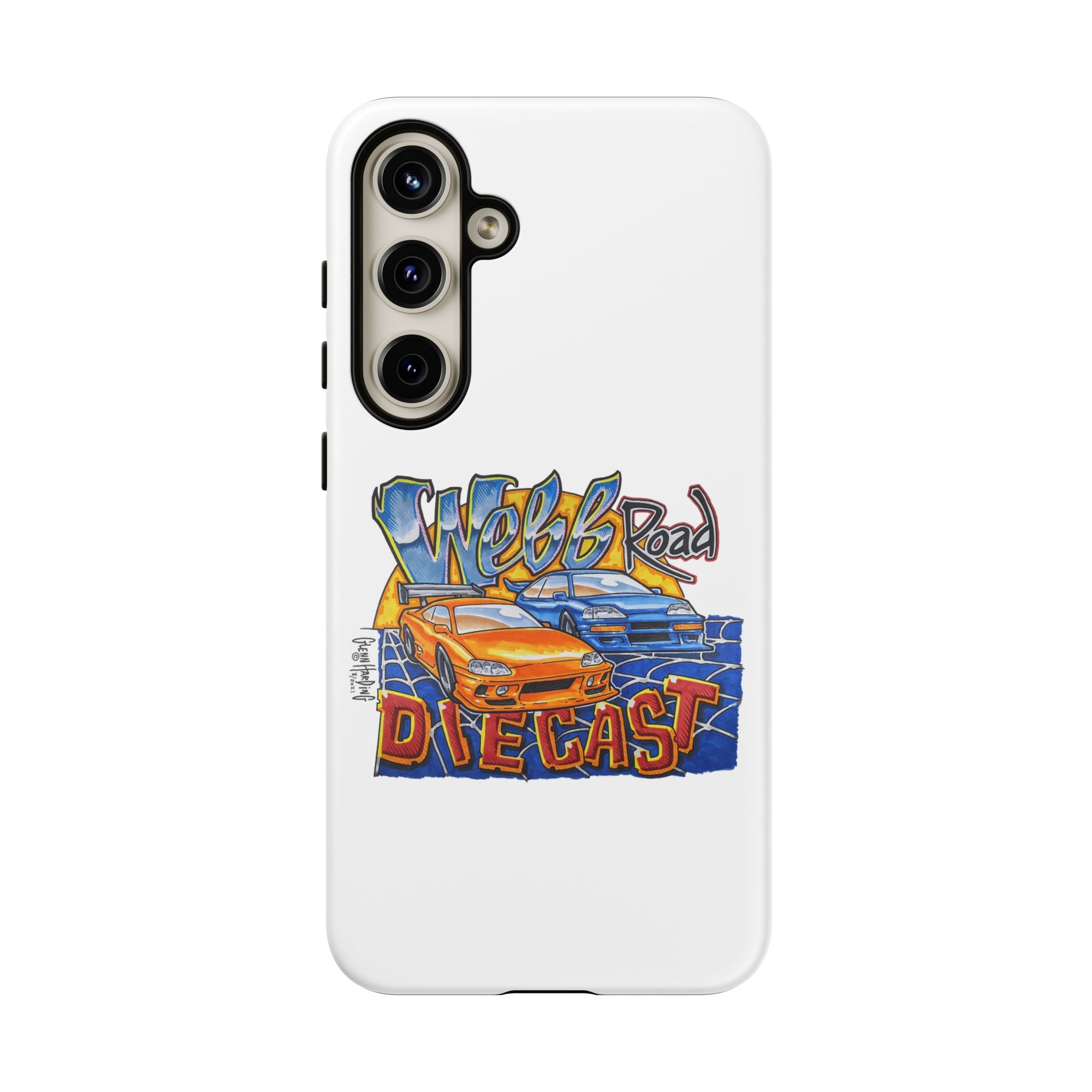 Webb Road Diecast Phone Case — Tough Protective Car-Themed iPhone Cover