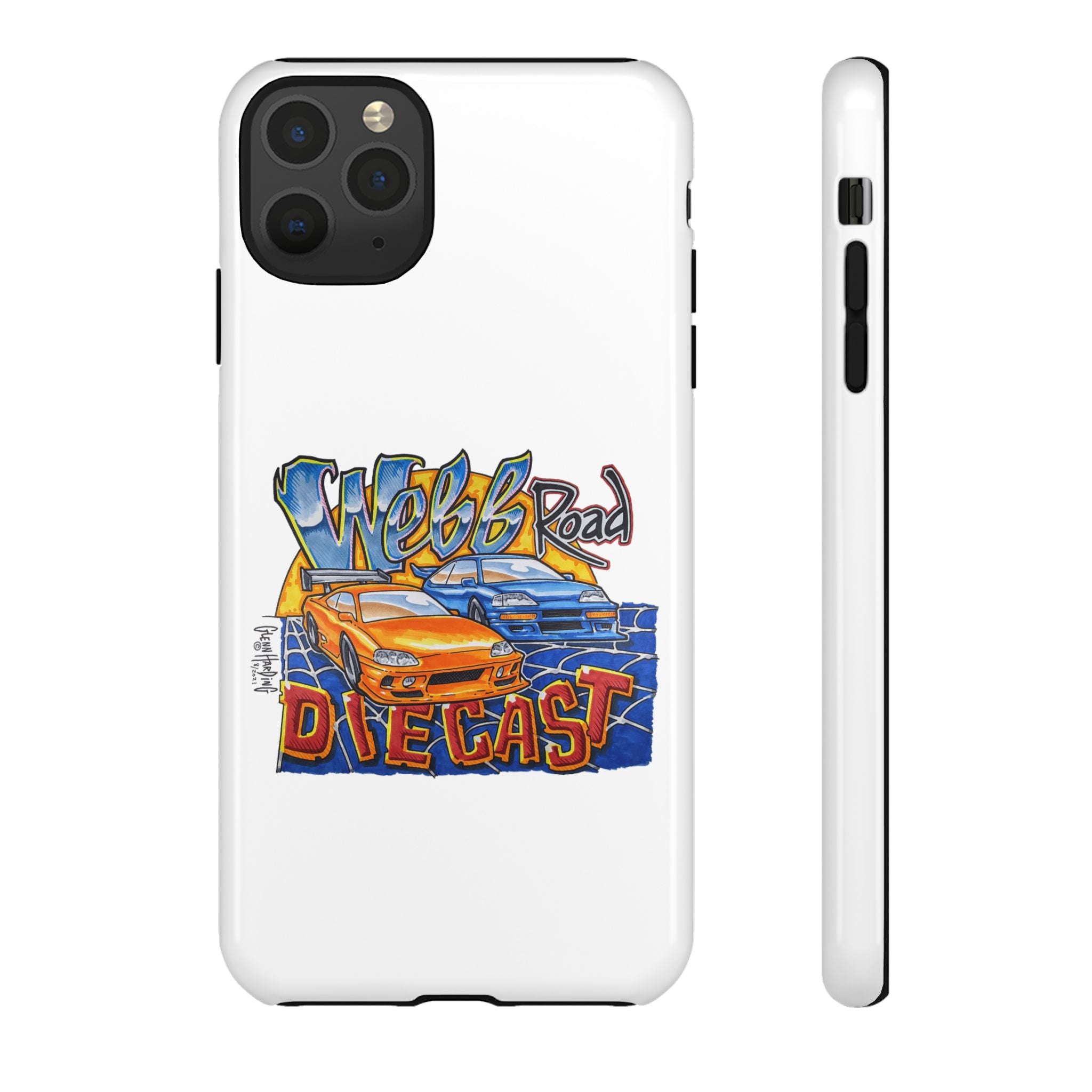 Webb Road Diecast Phone Case — Tough Protective Car-Themed iPhone Cover