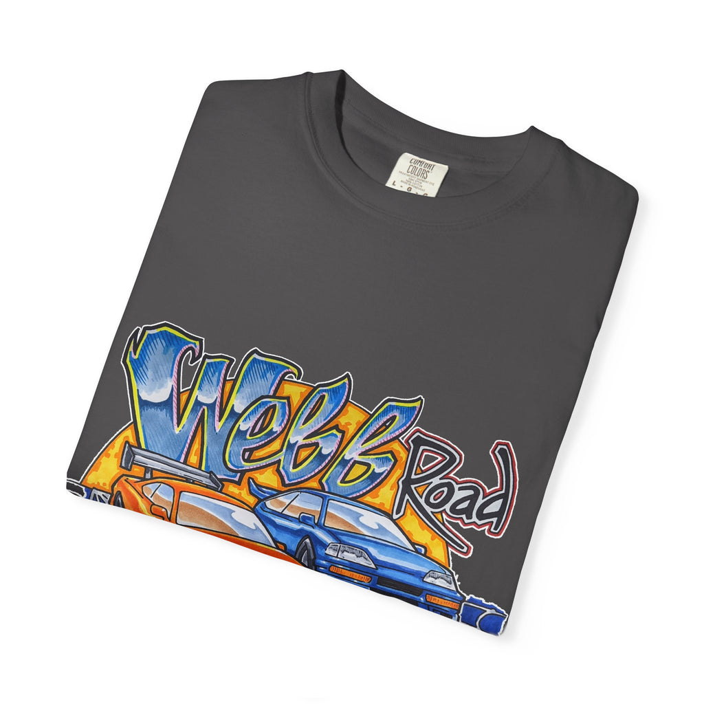 Webb Road Diecast Car Illustration T-Shirt | Racing Graphic Tee