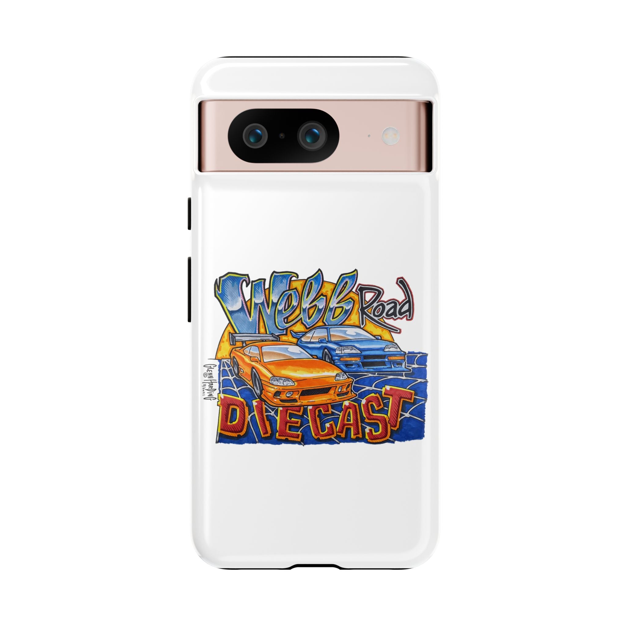 Webb Road Diecast Phone Case — Tough Protective Car-Themed iPhone Cover