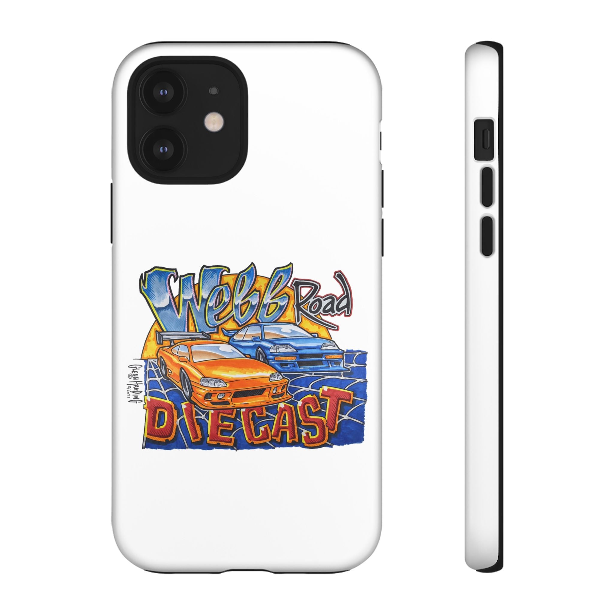 Webb Road Diecast Phone Case — Tough Protective Car-Themed iPhone Cover