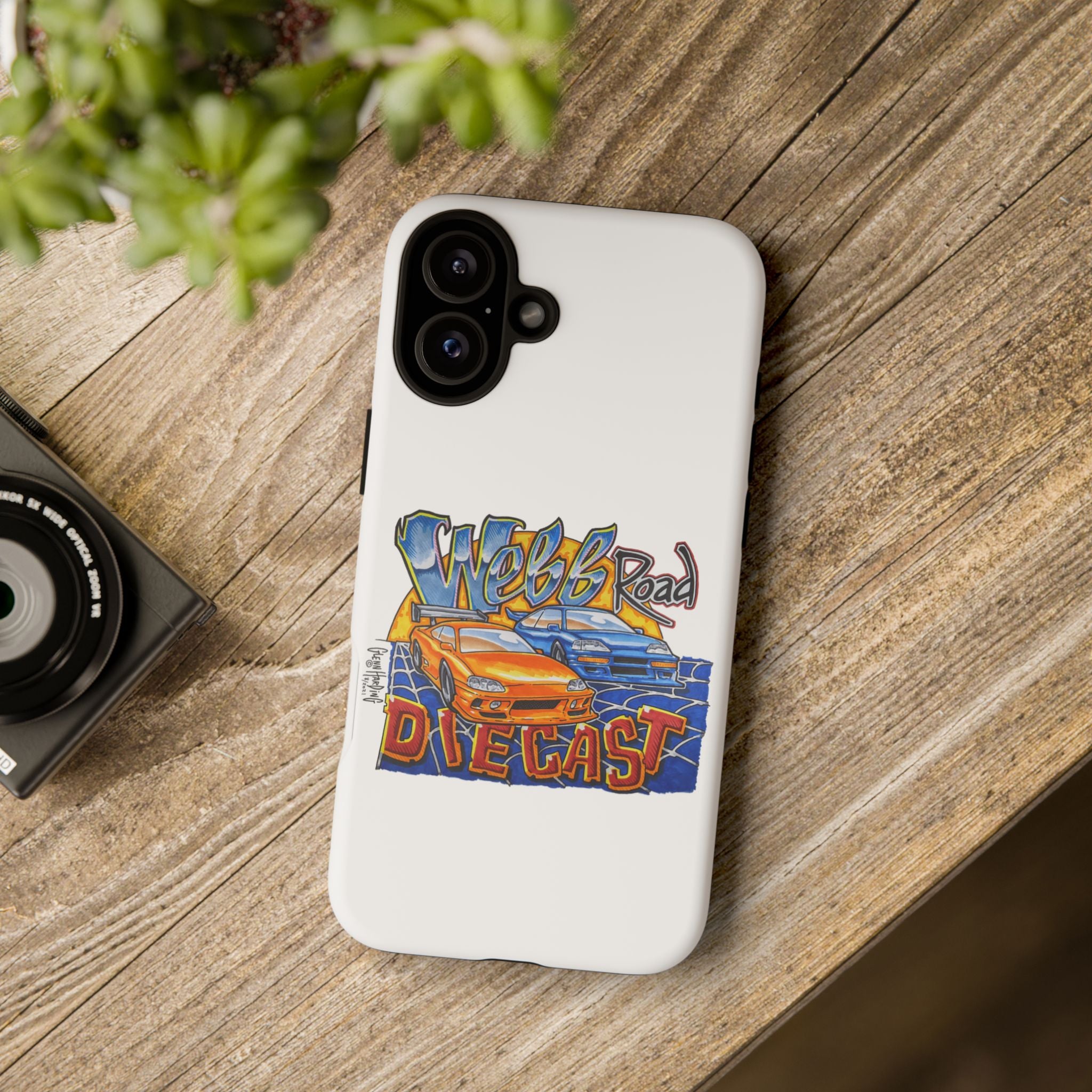 Webb Road Diecast Phone Case — Tough Protective Car-Themed iPhone Cover