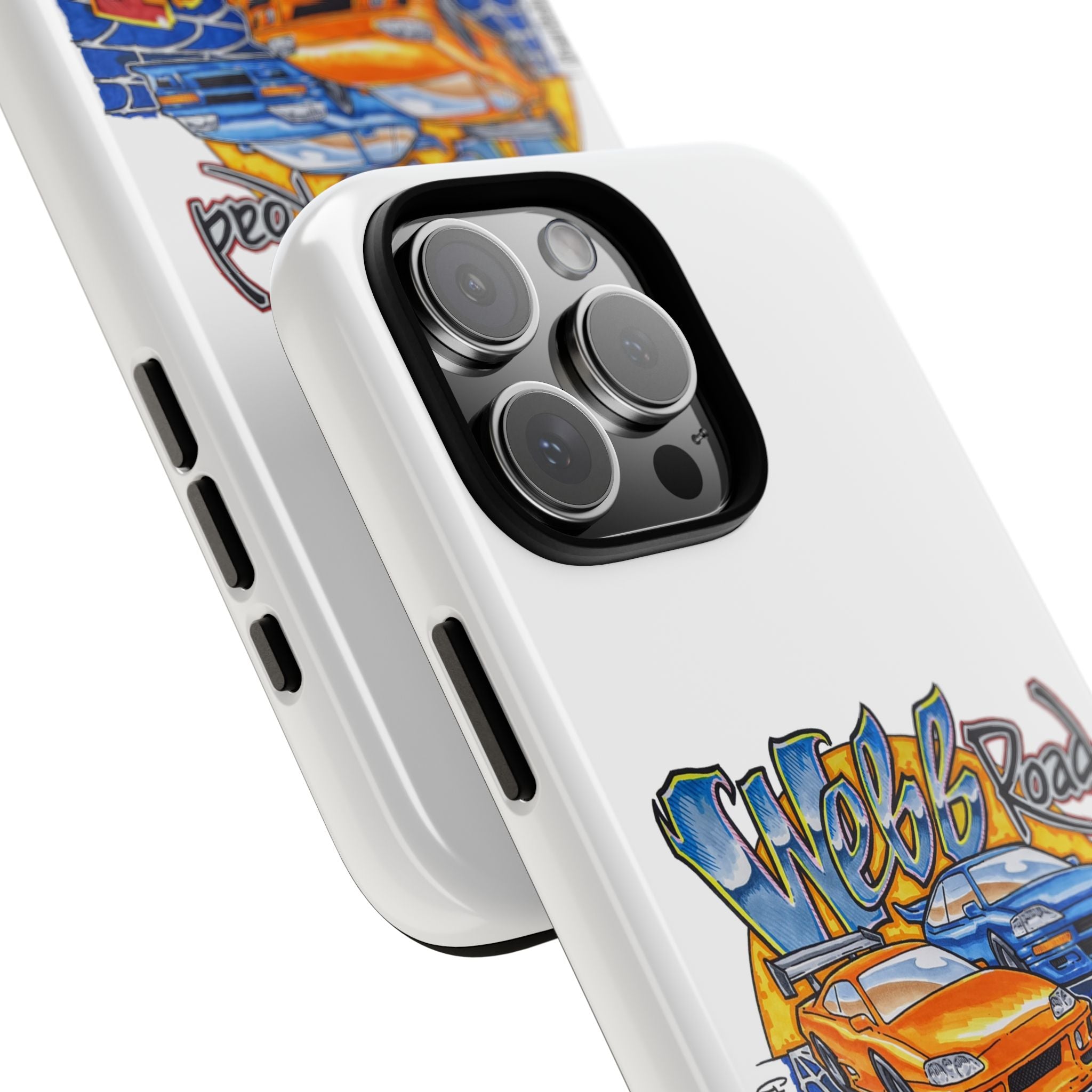 Webb Road Diecast Phone Case — Tough Protective Car-Themed iPhone Cover