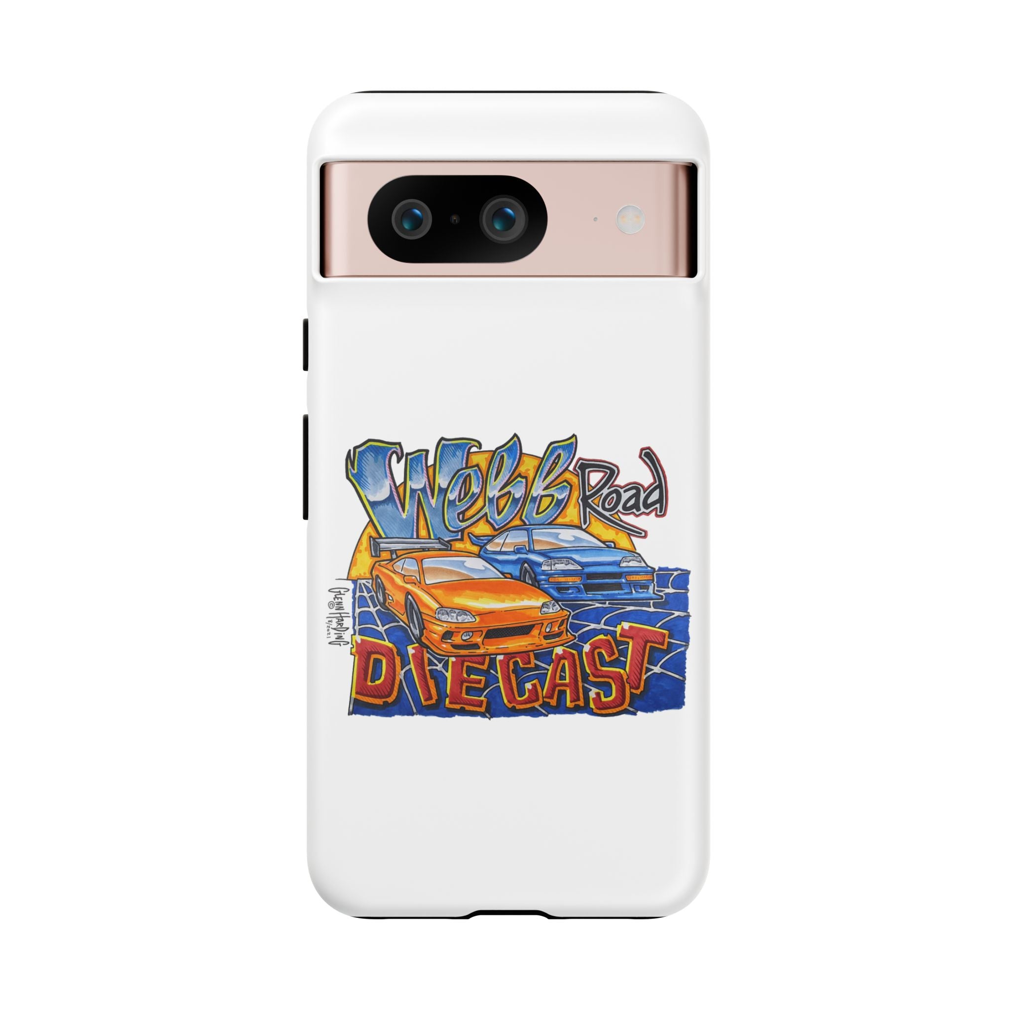 Webb Road Diecast Phone Case — Tough Protective Car-Themed iPhone Cover