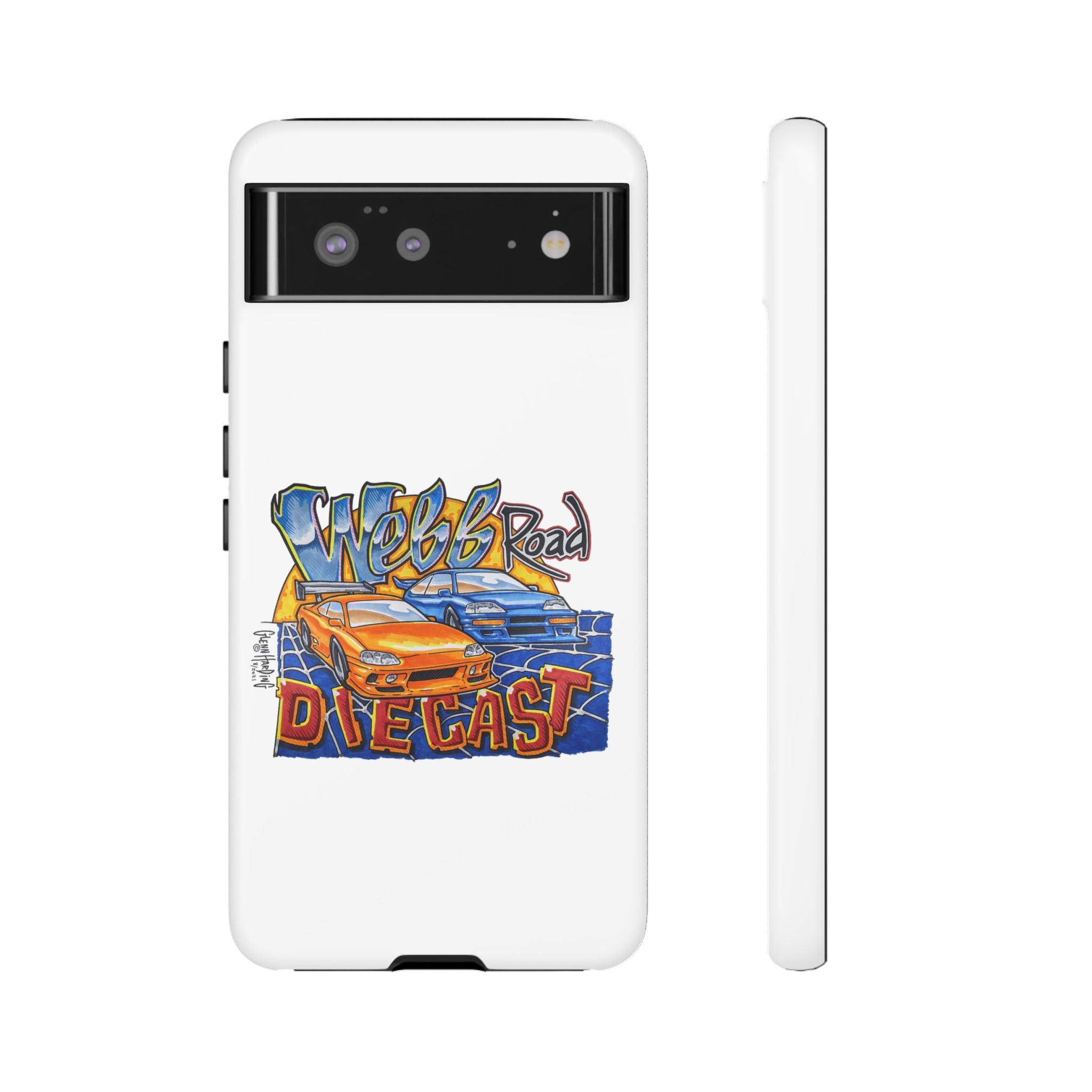 Webb Road Diecast Phone Case — Tough Protective Car-Themed iPhone Cover