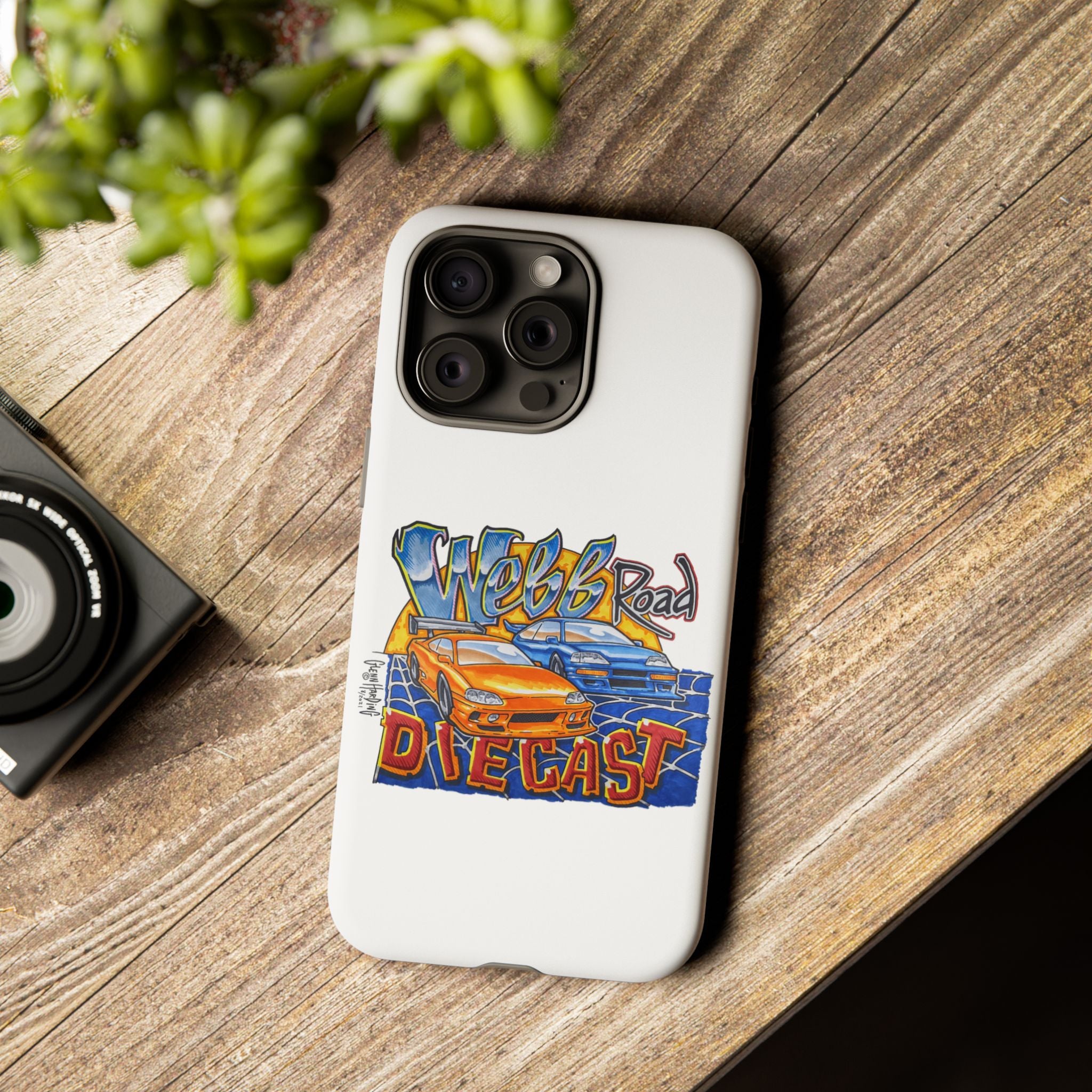 Webb Road Diecast Phone Case — Tough Protective Car-Themed iPhone Cover