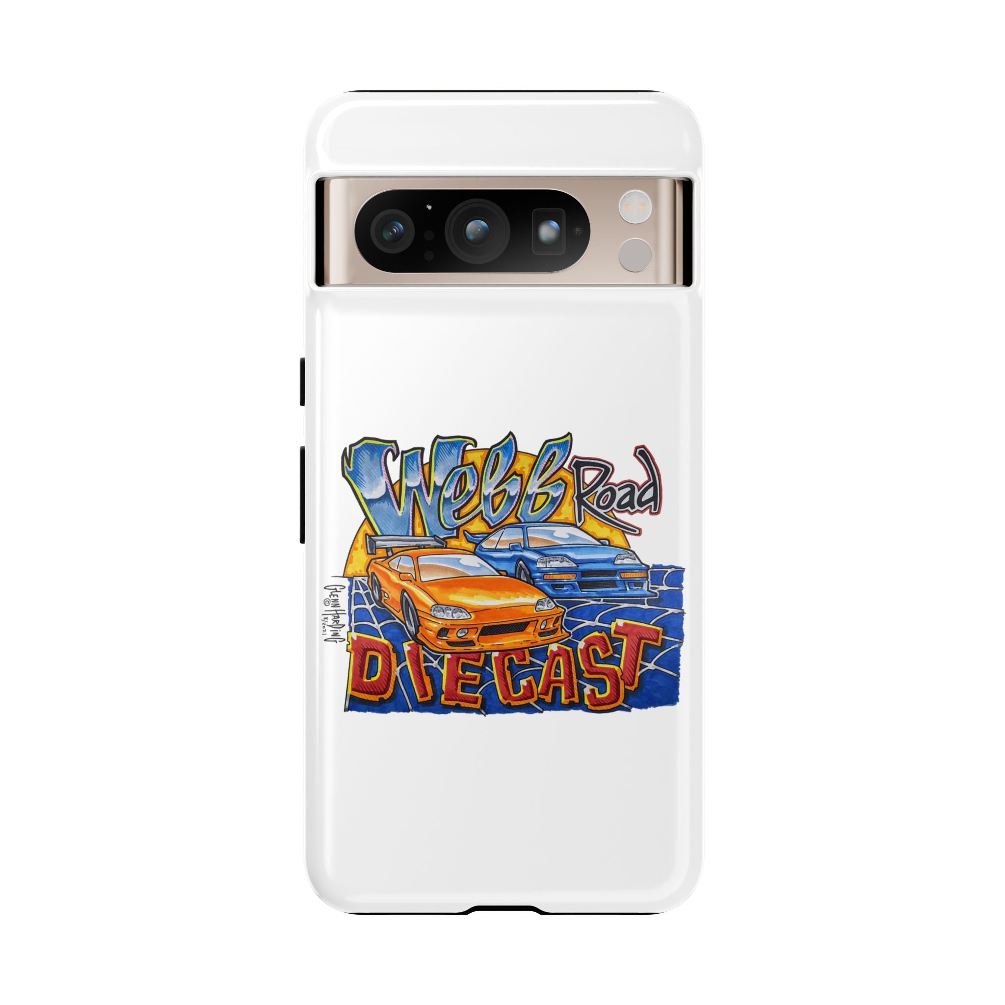 Webb Road Diecast Phone Case — Tough Protective Car-Themed iPhone Cover