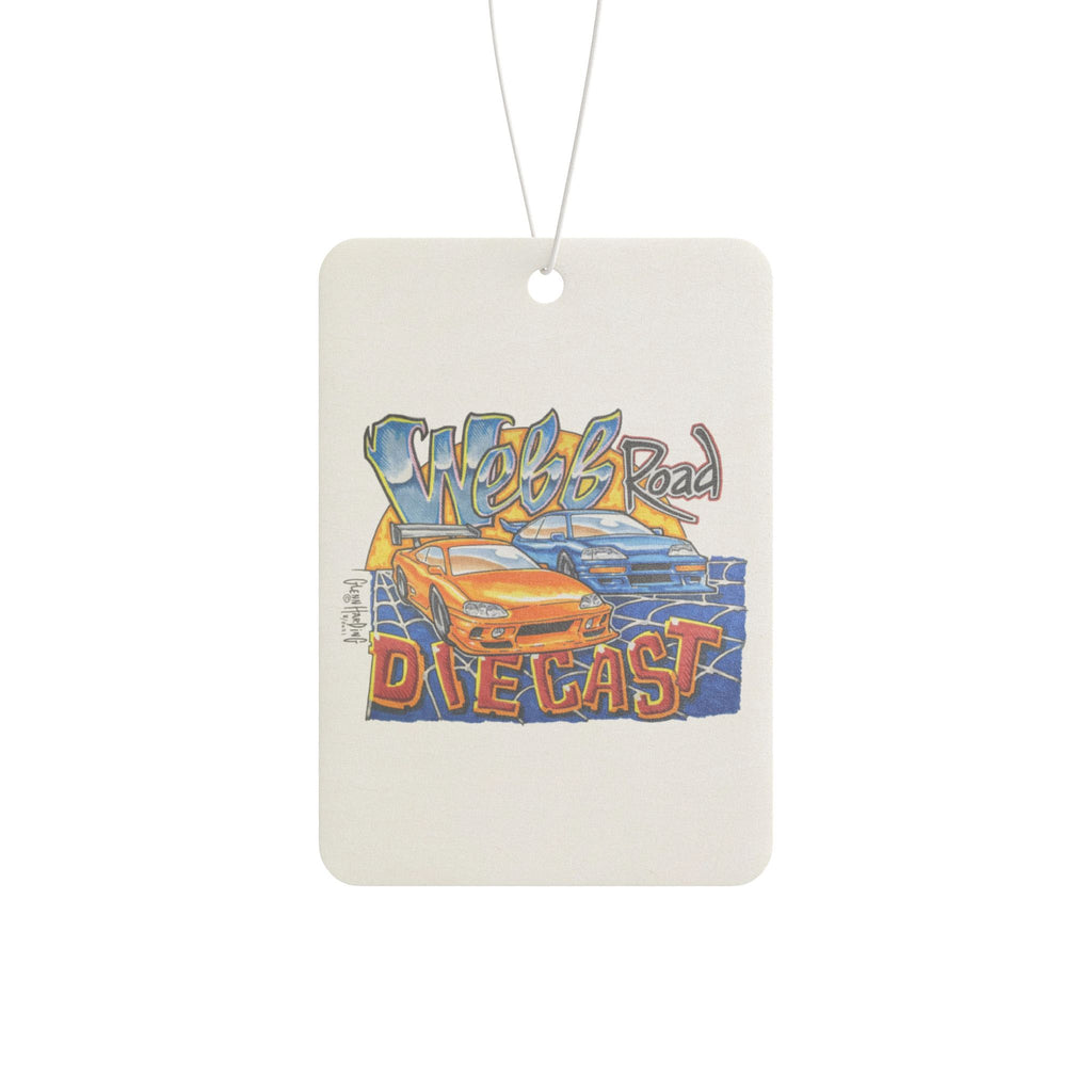 Car Air Freshener — Retro Diecast Car Graffiti Scent Tag