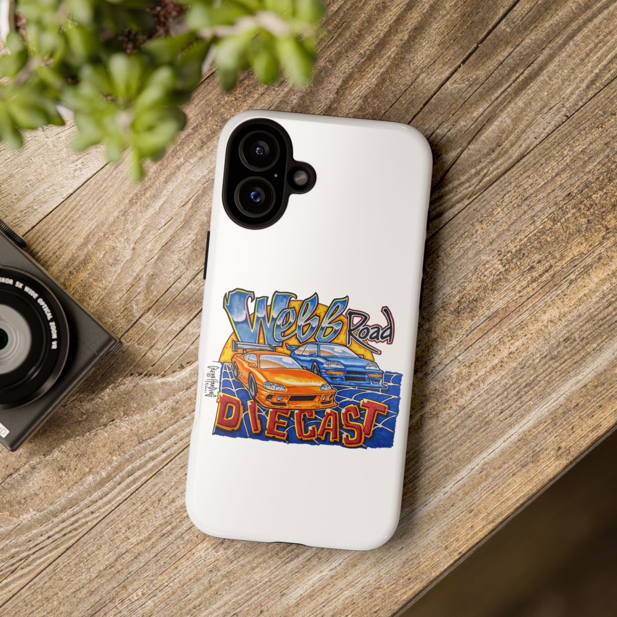 Webb Road Diecast Phone Case — Tough Protective Car-Themed iPhone Cover