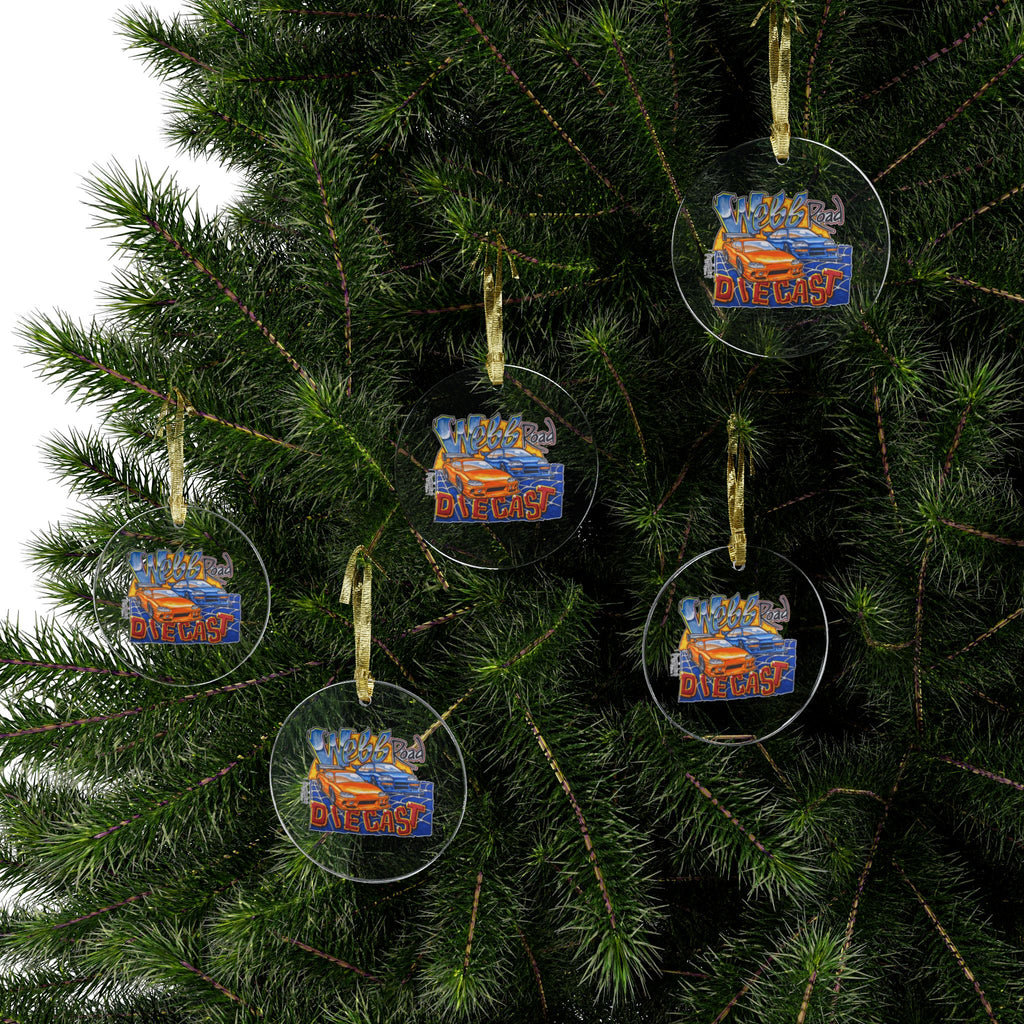 Diecast Car Acrylic Ornament — Webb Road Racing Design