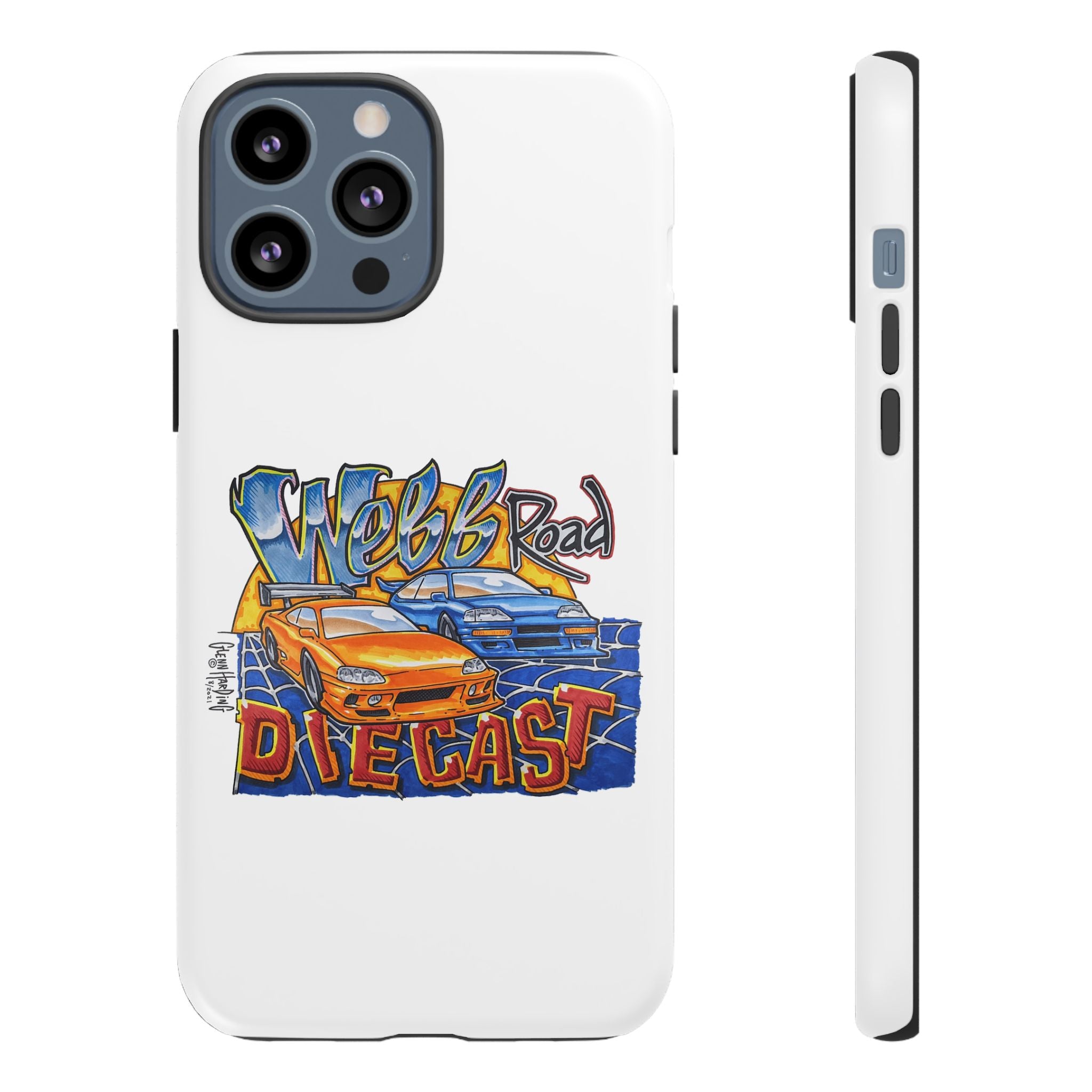 Webb Road Diecast Phone Case — Tough Protective Car-Themed iPhone Cover