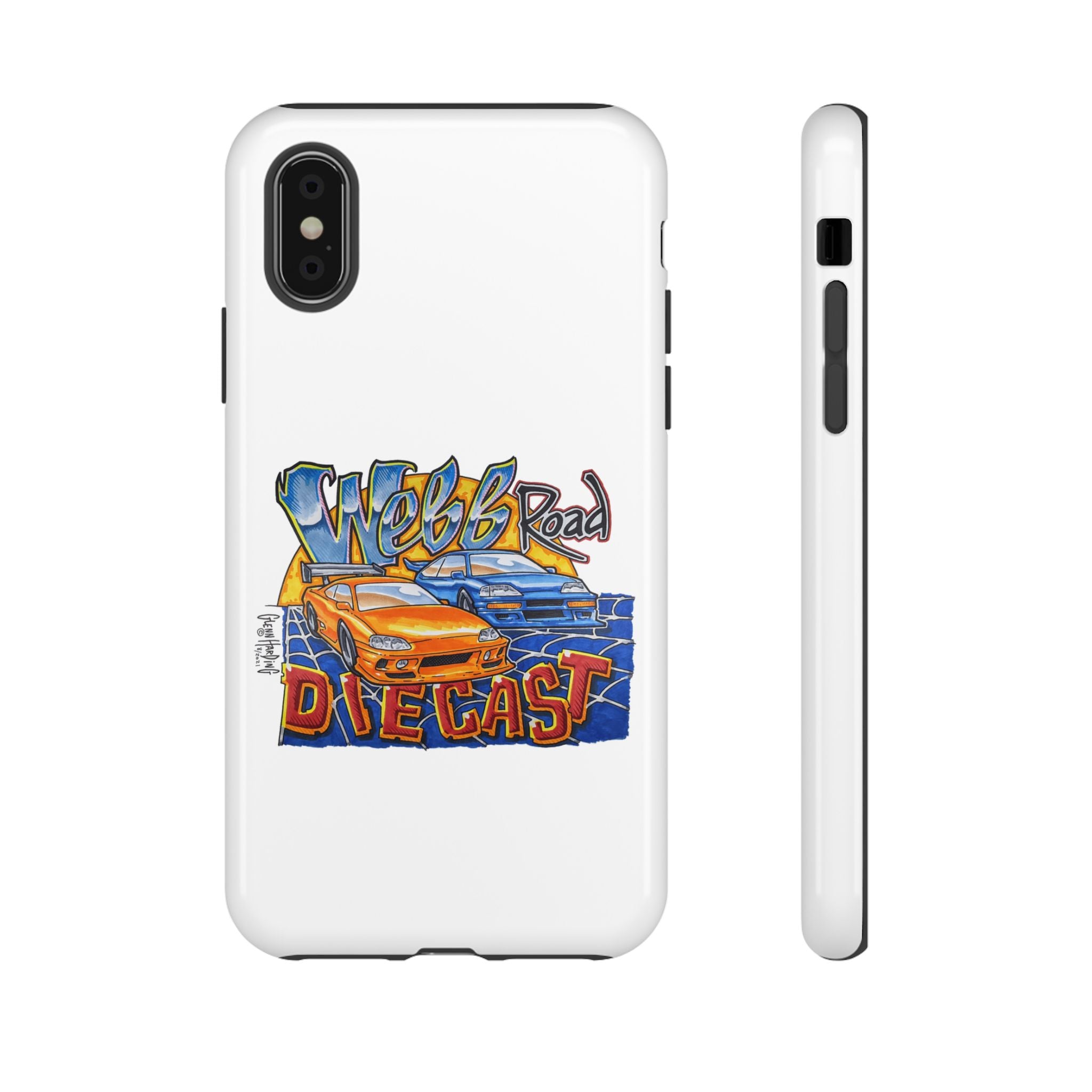 Webb Road Diecast Phone Case — Tough Protective Car-Themed iPhone Cover