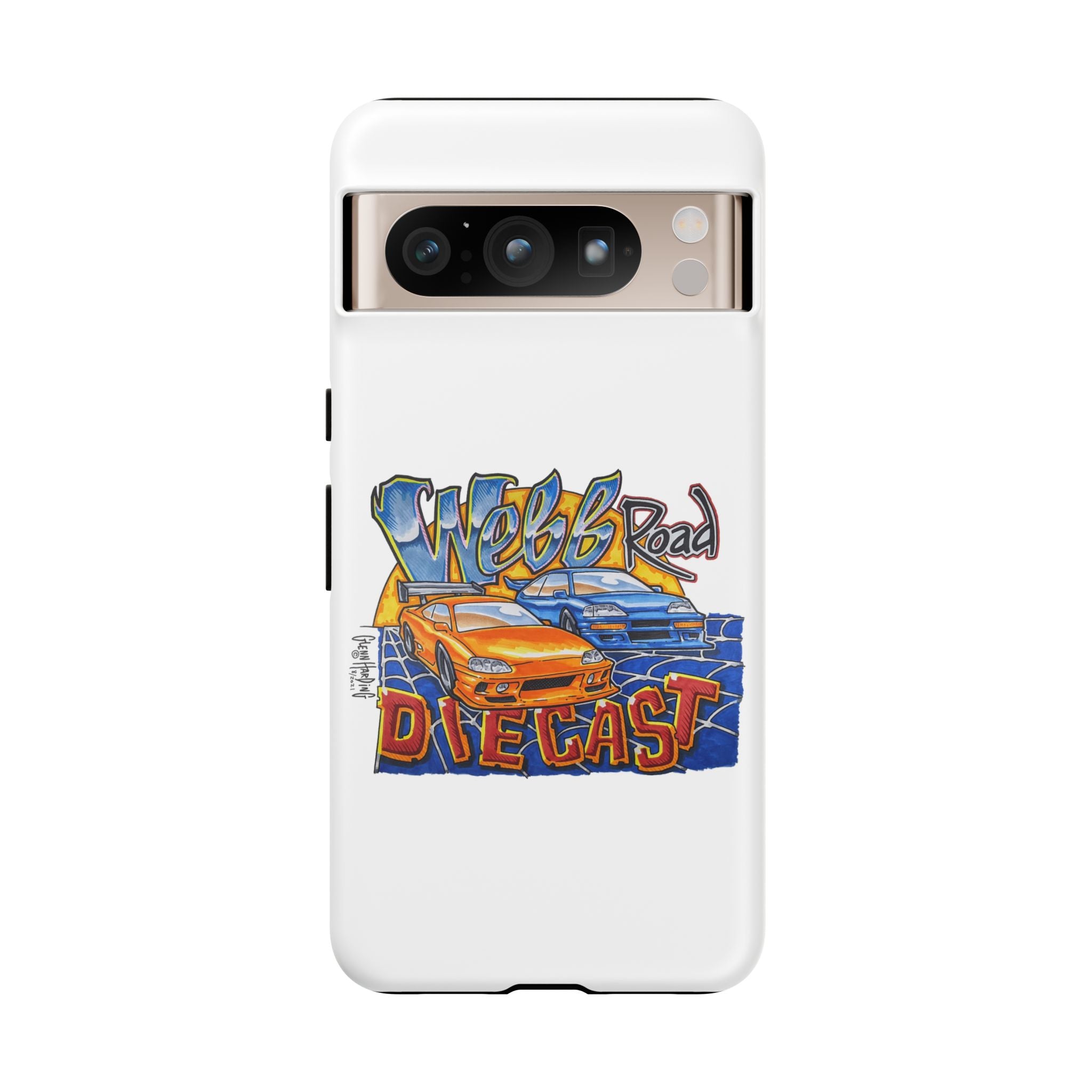 Webb Road Diecast Phone Case — Tough Protective Car-Themed iPhone Cover