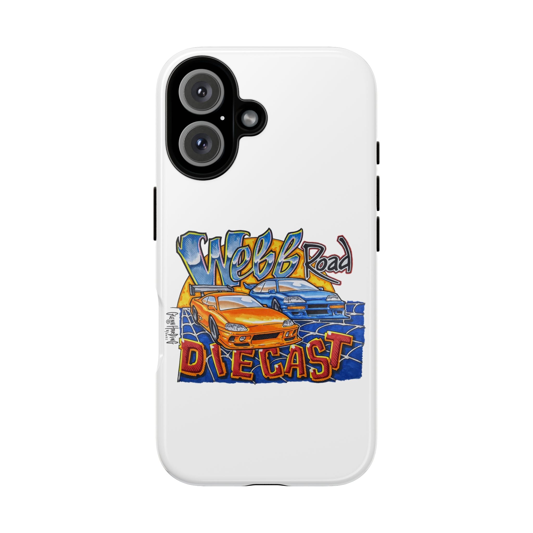 Webb Road Diecast Phone Case — Tough Protective Car-Themed iPhone Cover