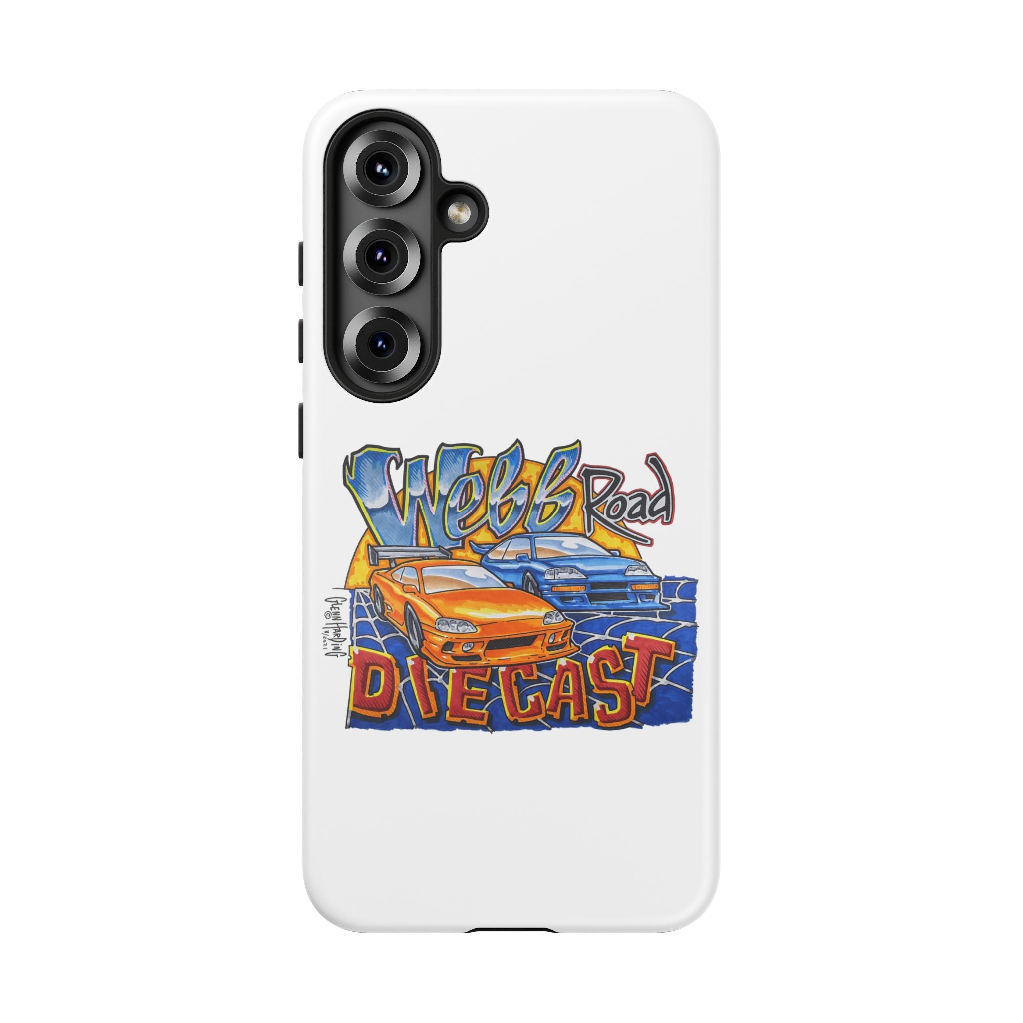 Webb Road Diecast Phone Case — Tough Protective Car-Themed iPhone Cover