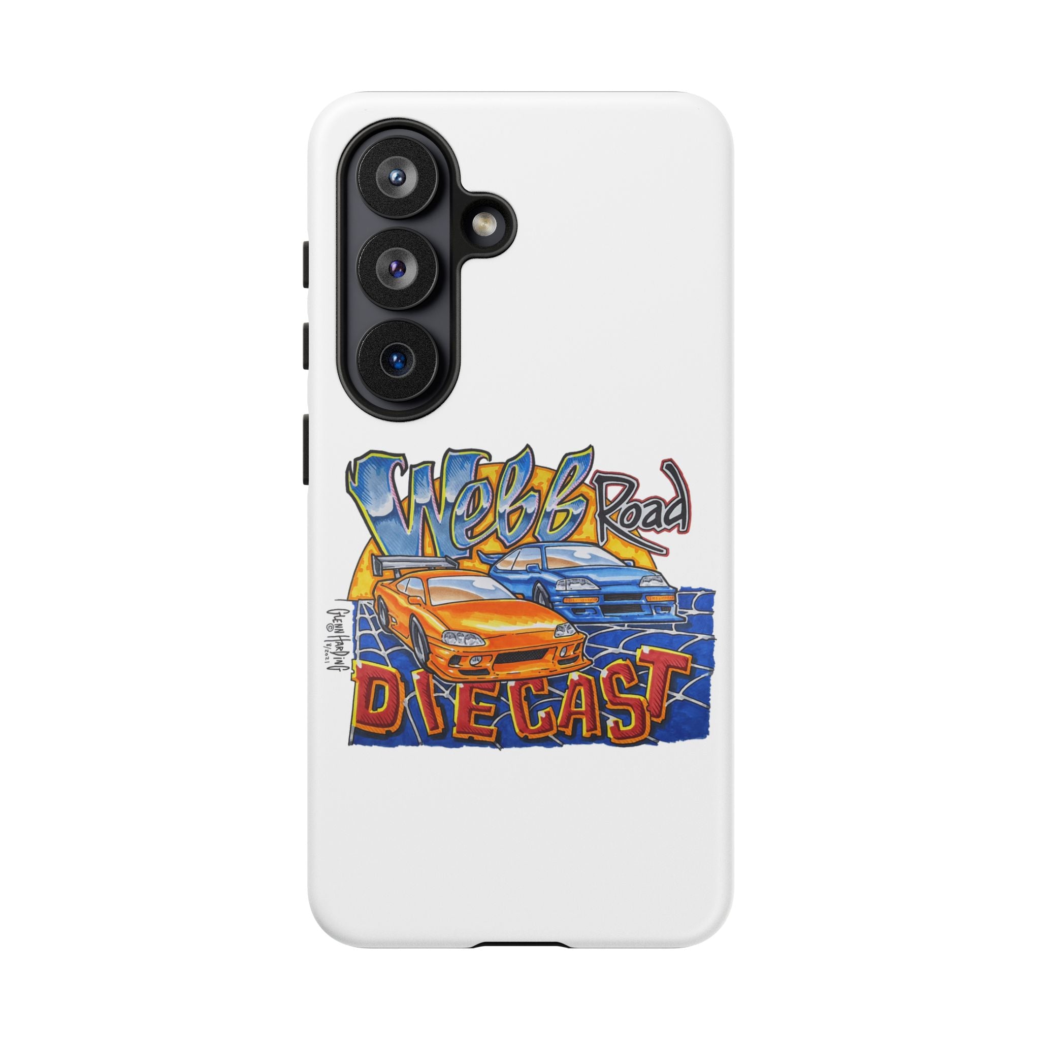 Webb Road Diecast Phone Case — Tough Protective Car-Themed iPhone Cover