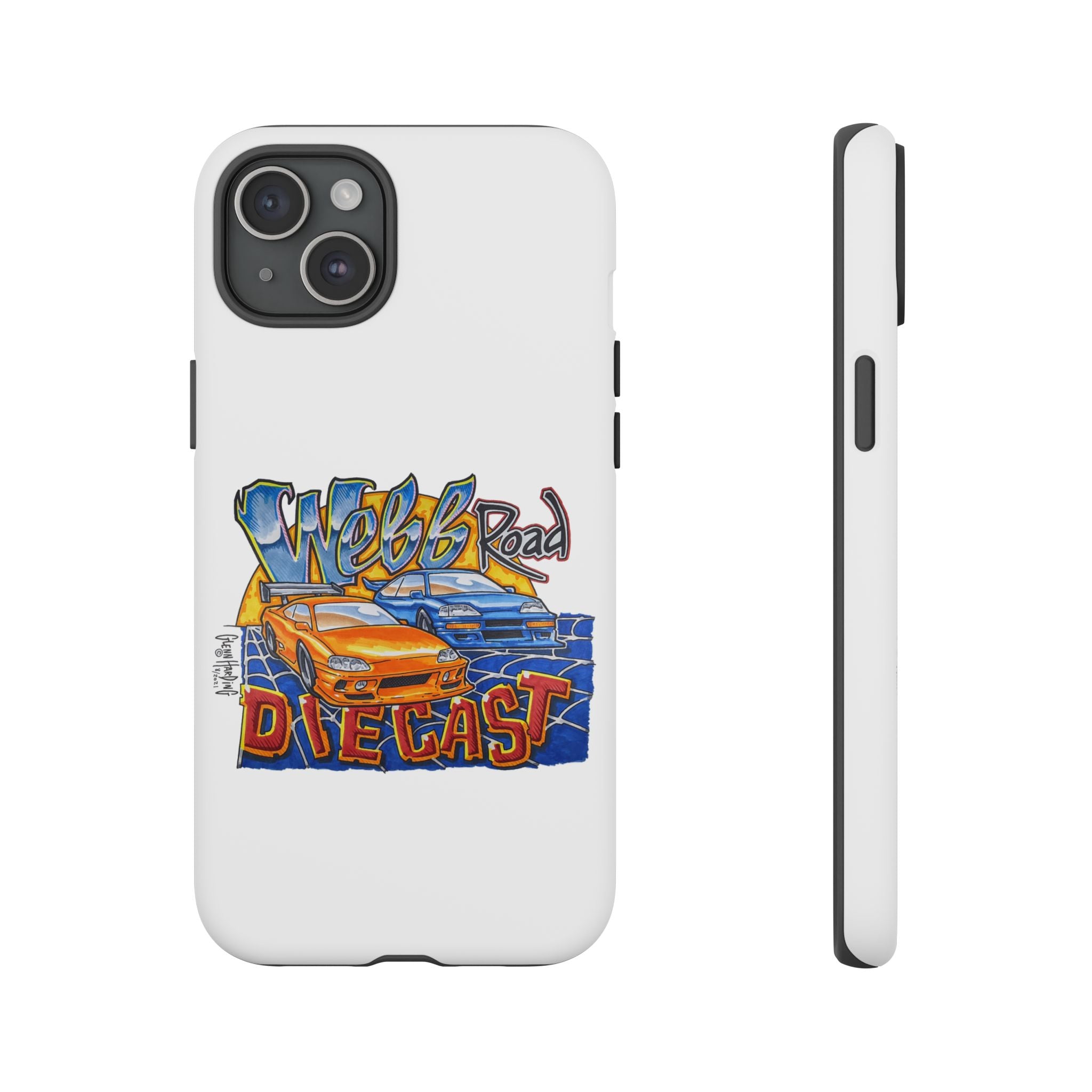 Webb Road Diecast Phone Case — Tough Protective Car-Themed iPhone Cover