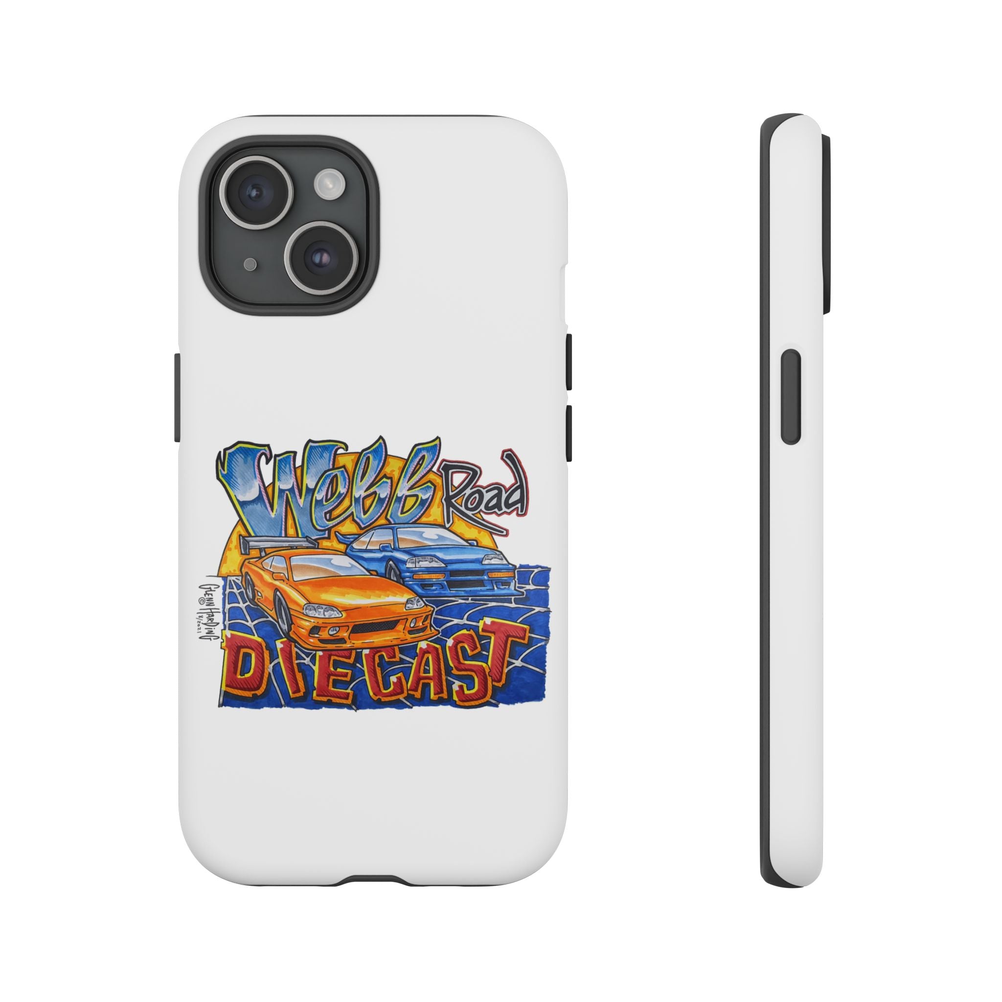 Webb Road Diecast Phone Case — Tough Protective Car-Themed iPhone Cover
