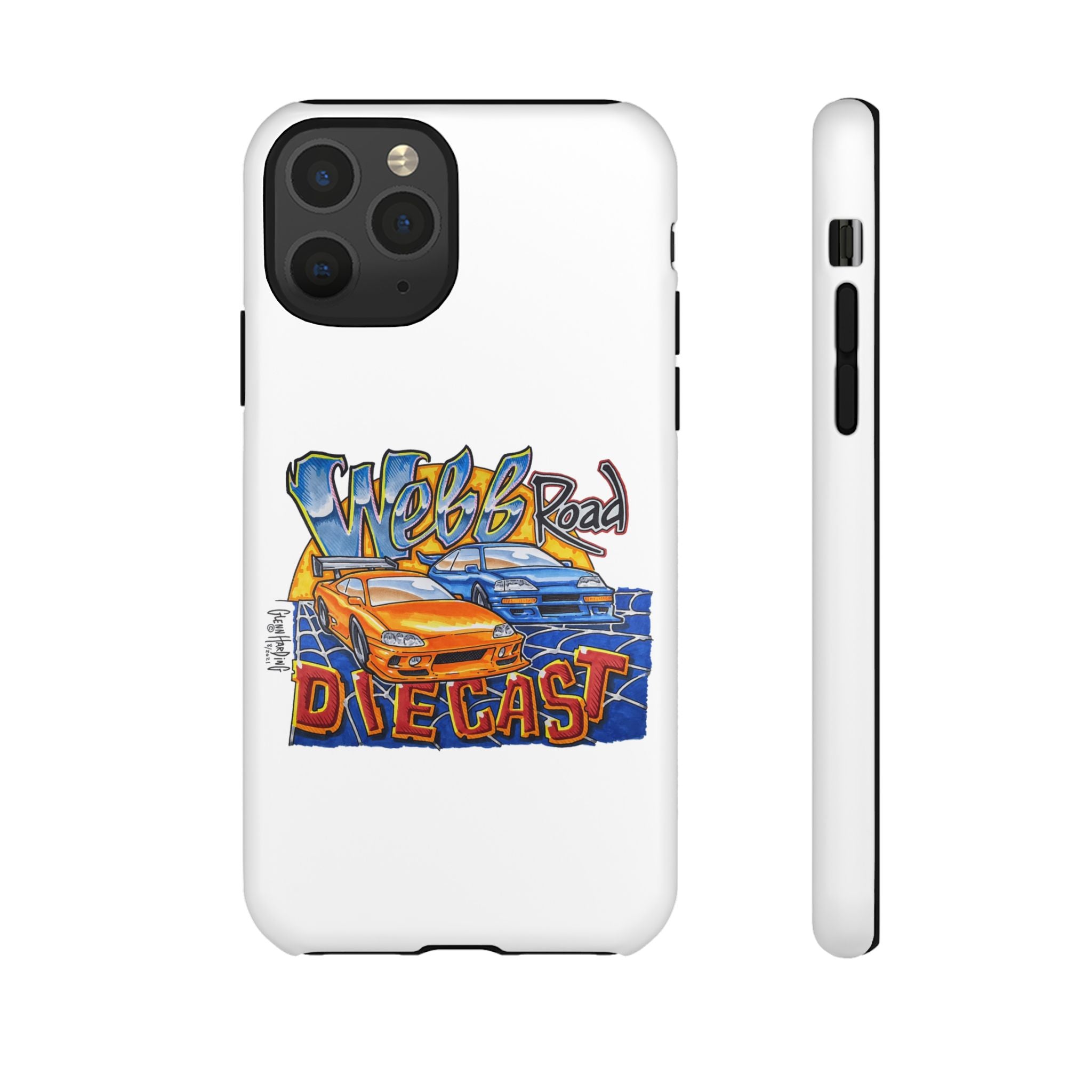 Webb Road Diecast Phone Case — Tough Protective Car-Themed iPhone Cover