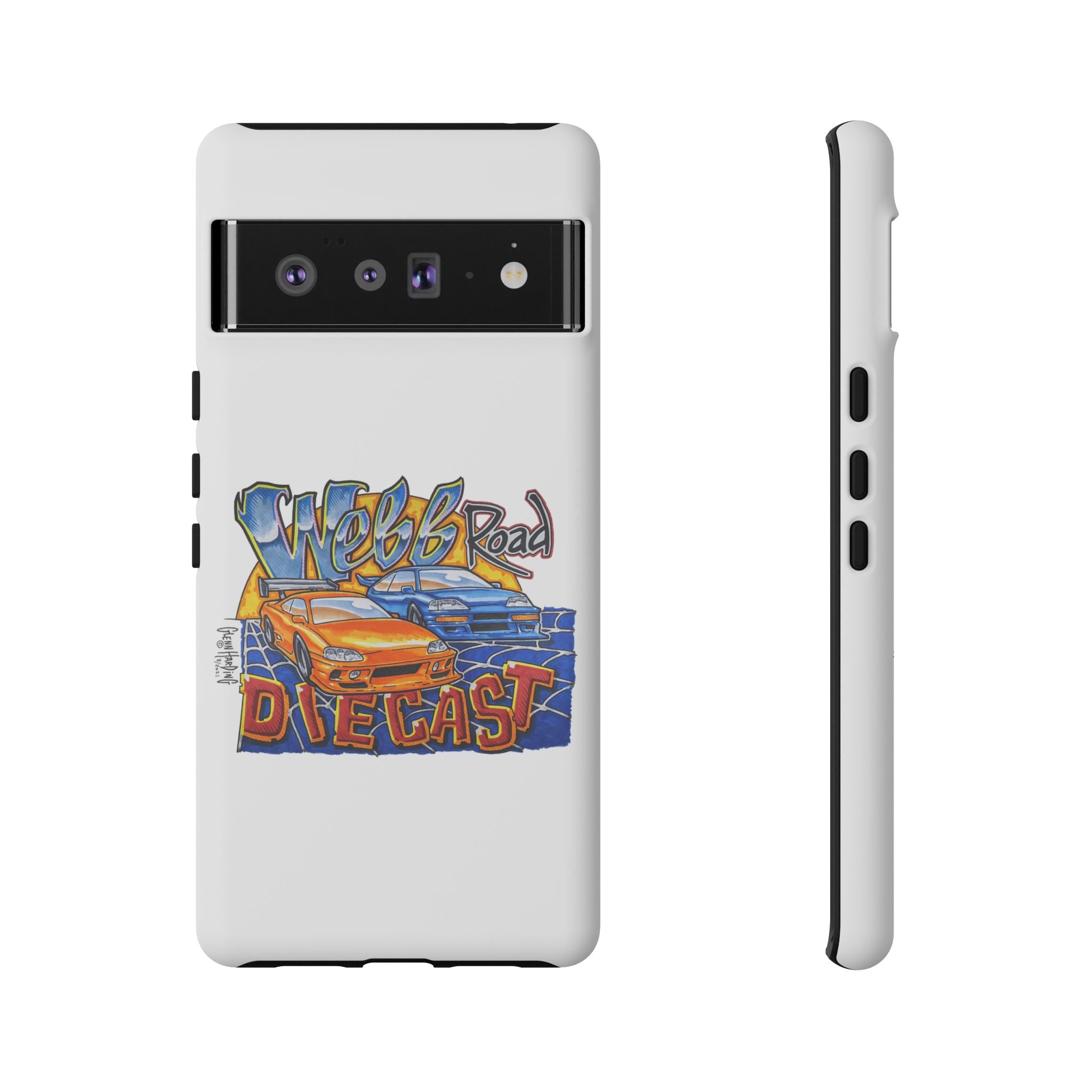 Webb Road Diecast Phone Case — Tough Protective Car-Themed iPhone Cover
