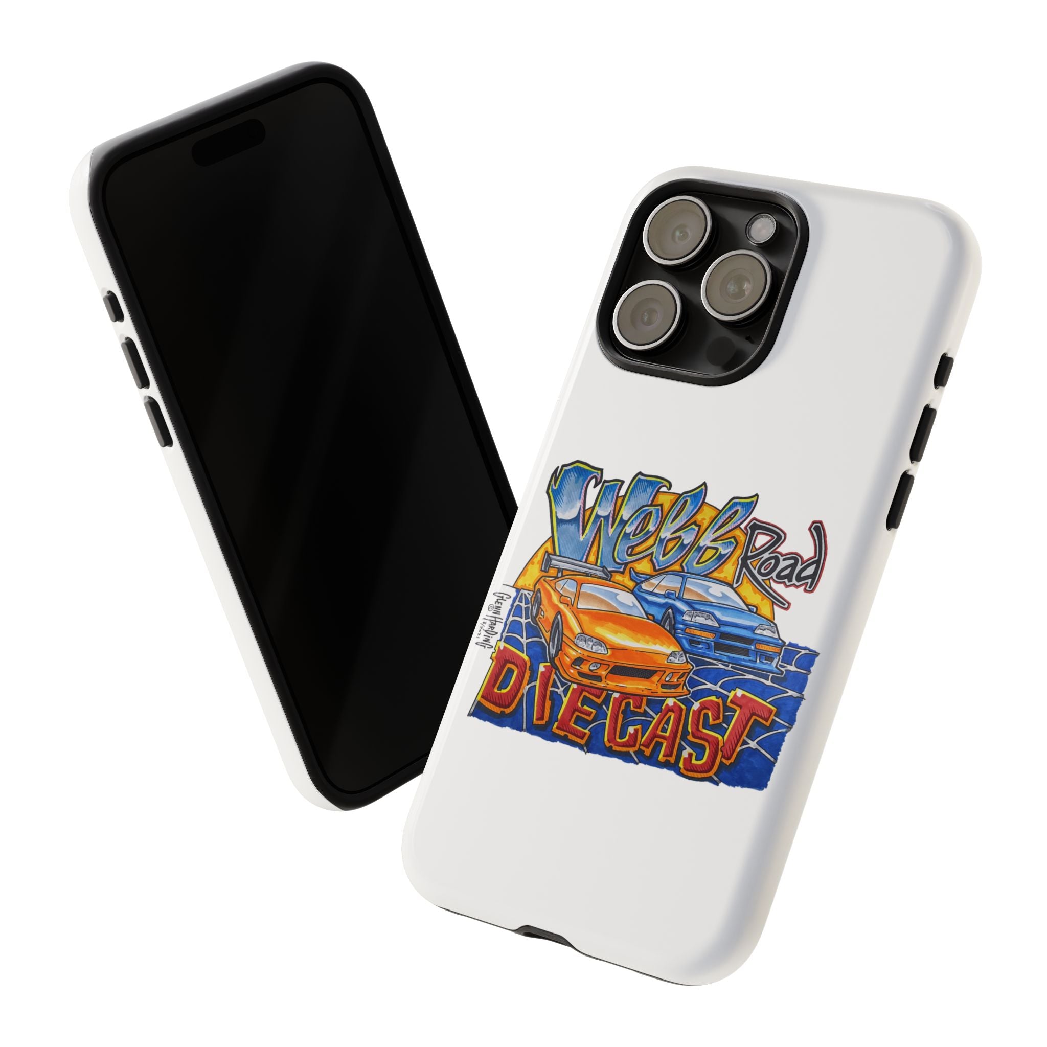 Webb Road Diecast Phone Case — Tough Protective Car-Themed iPhone Cover