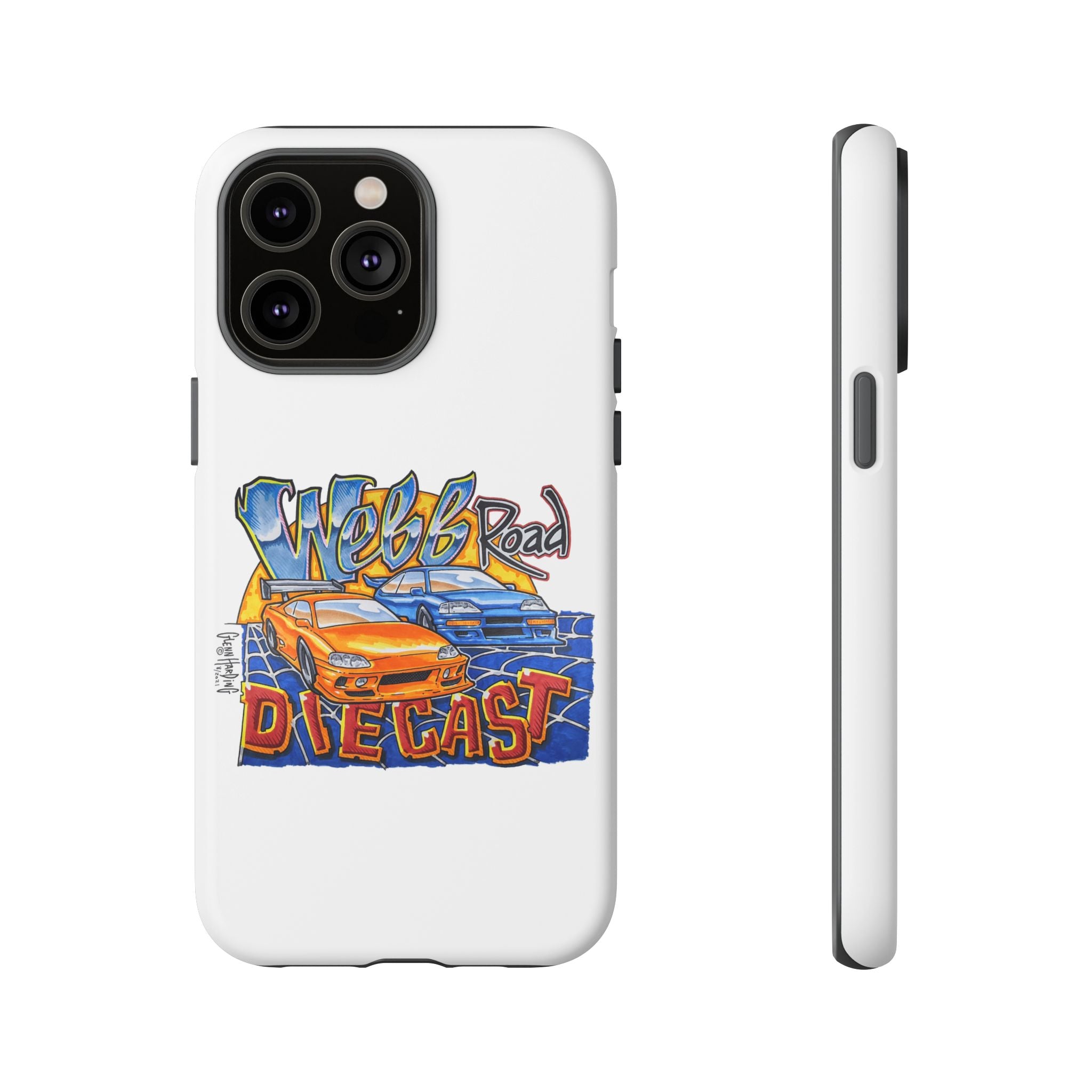 Webb Road Diecast Phone Case — Tough Protective Car-Themed iPhone Cover