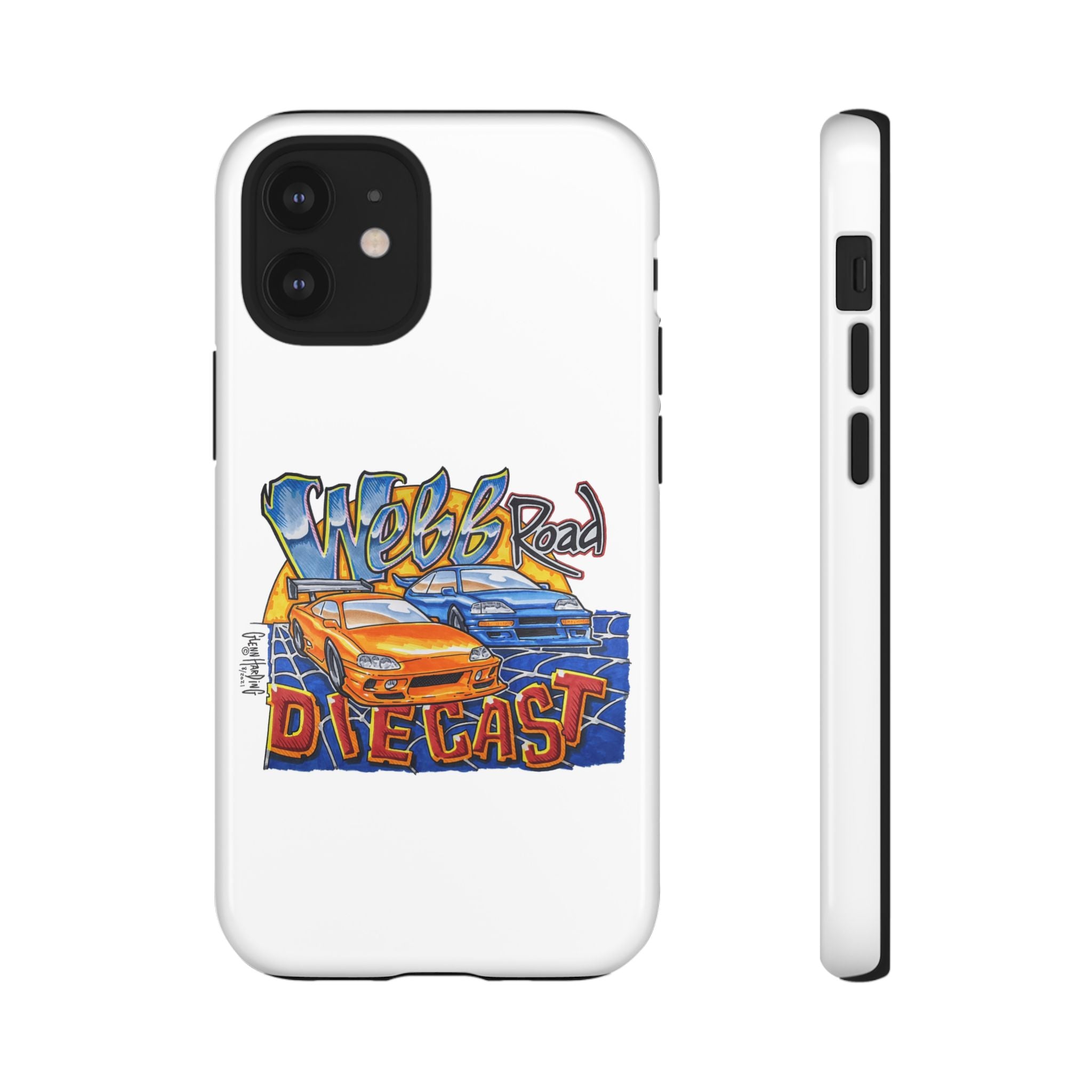 Webb Road Diecast Phone Case — Tough Protective Car-Themed iPhone Cover