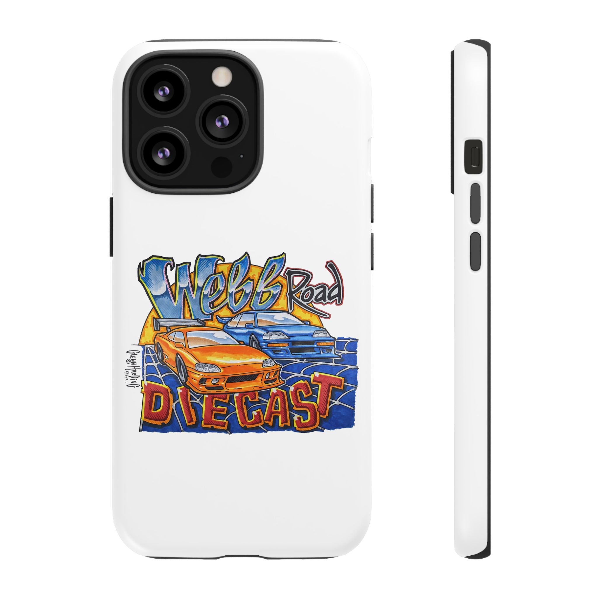 Webb Road Diecast Phone Case — Tough Protective Car-Themed iPhone Cover