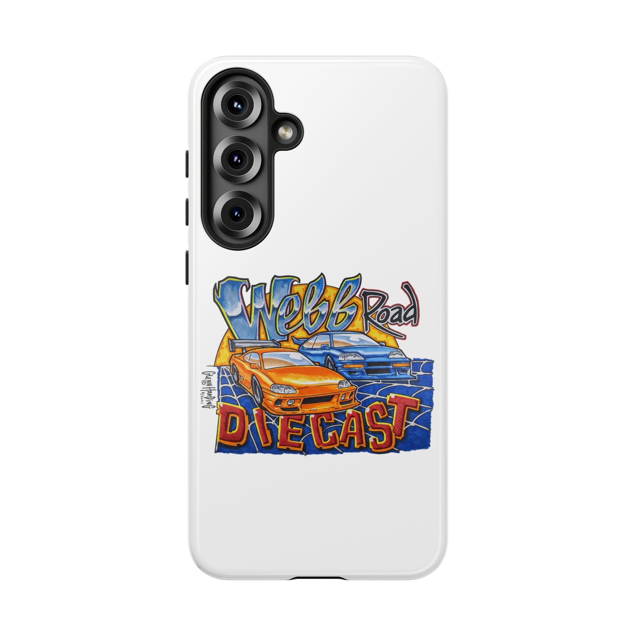 Webb Road Diecast Phone Case — Tough Protective Car-Themed iPhone Cover