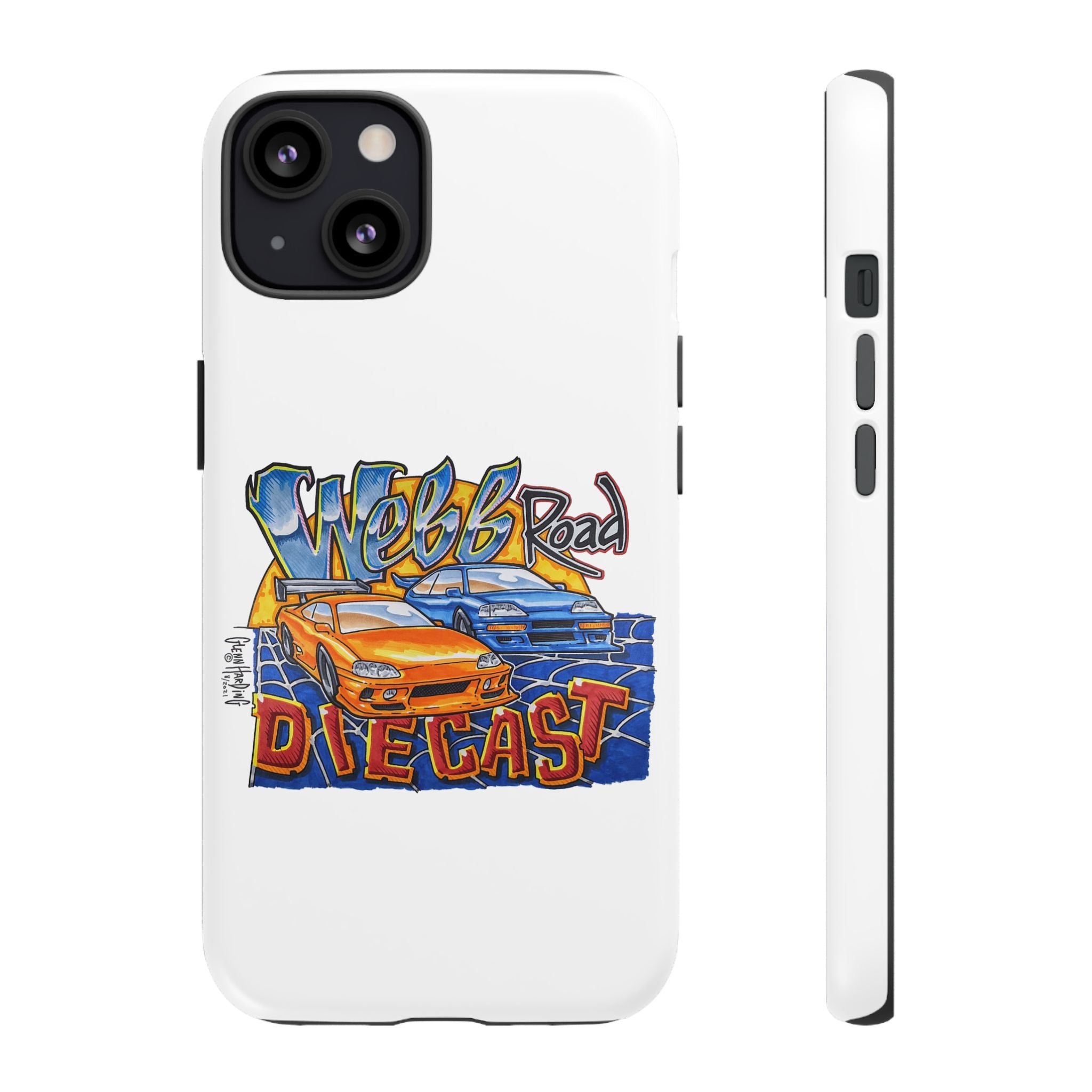 Webb Road Diecast Phone Case — Tough Protective Car-Themed iPhone Cover