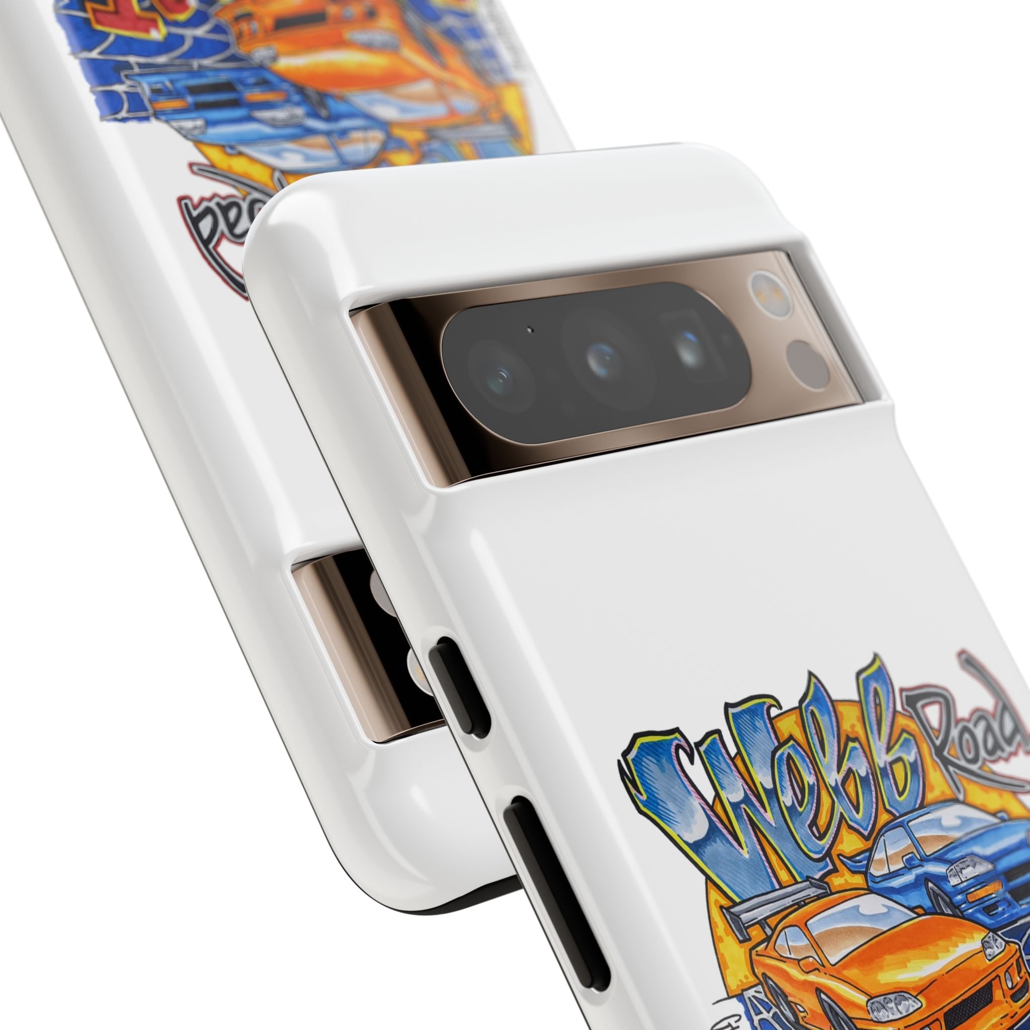 Webb Road Diecast Phone Case — Tough Protective Car-Themed iPhone Cover
