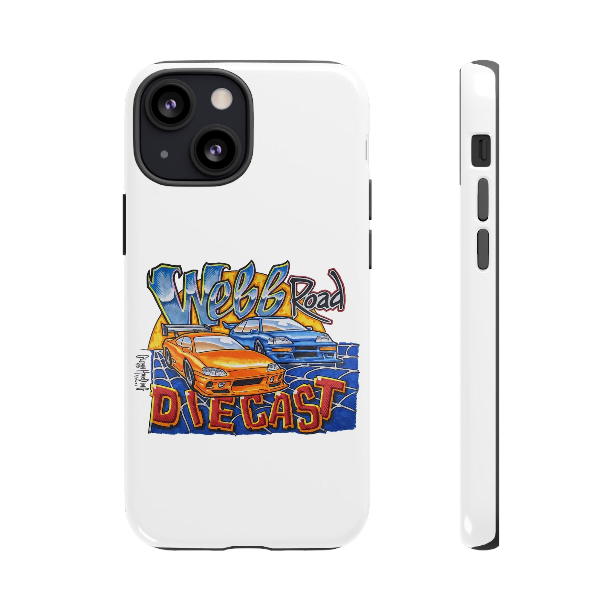 Webb Road Diecast Phone Case — Tough Protective Car-Themed iPhone Cover