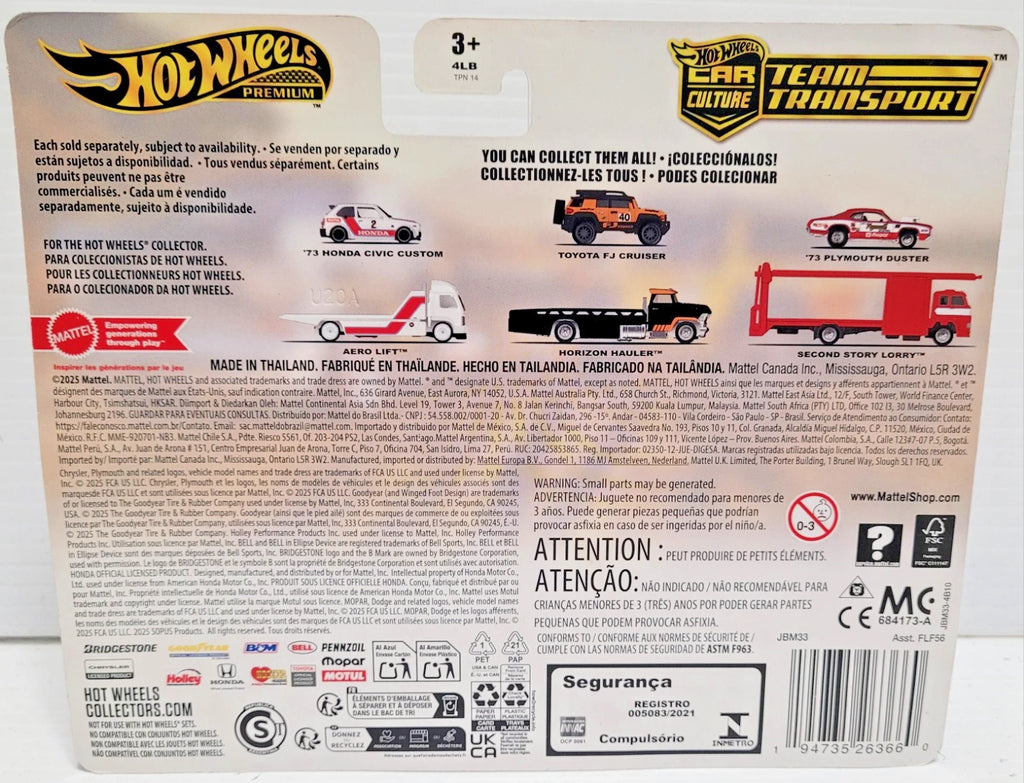 Hot Wheels Team Transport Toyota FJ Cruiser Horizon Hauler #81